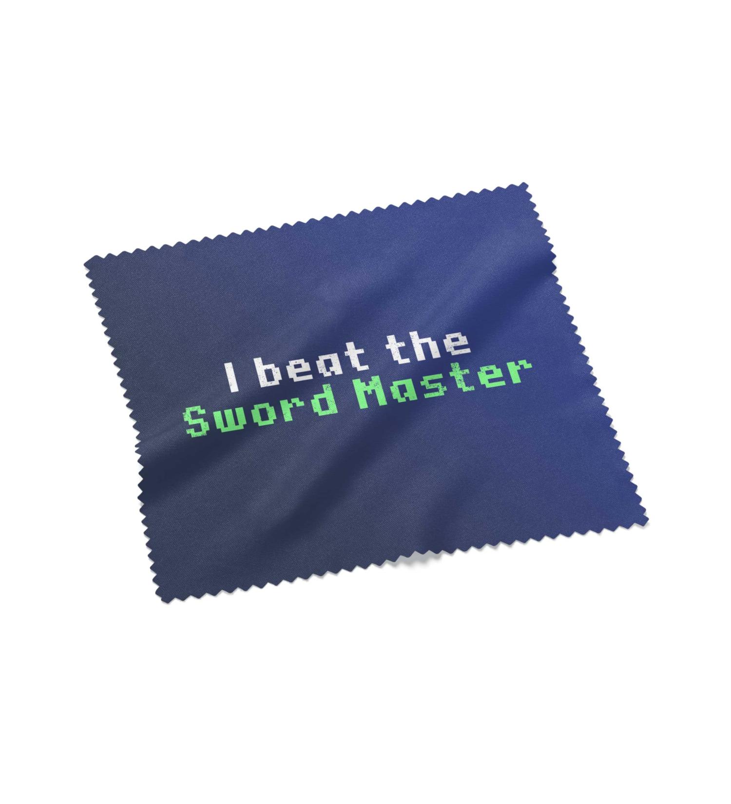 Urban Backwoods I Beat The Sword Master Microfiber Cloth Glasses Cleaning Cloth