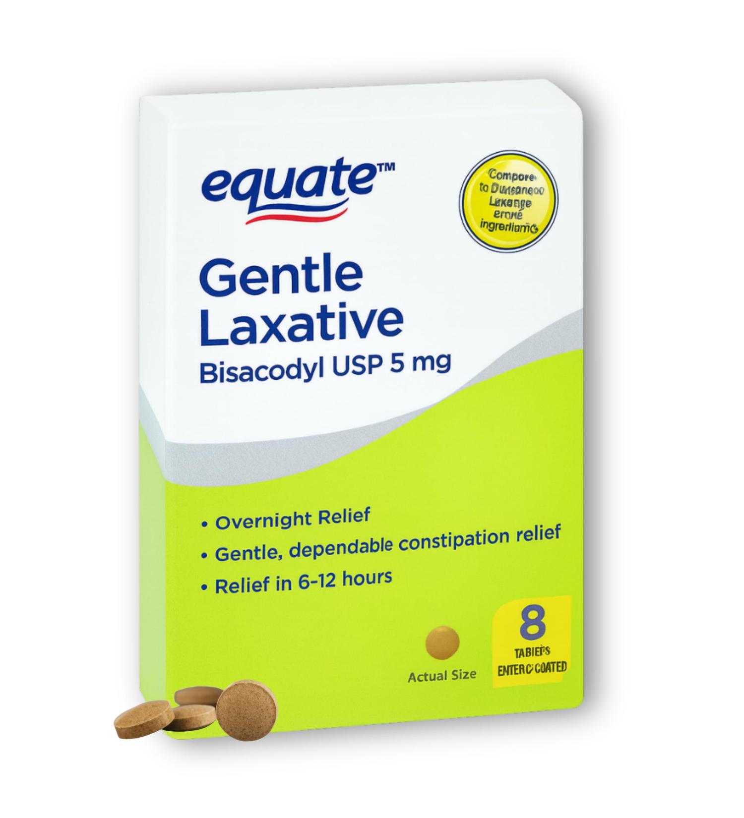 FUSION SHOP STORE Smart choices meaningful life! Gentle Laxative 5mg- Bisacodyl 5mg Tablets 8ct (Pack of 1) - Buy Online on GoSupps.com