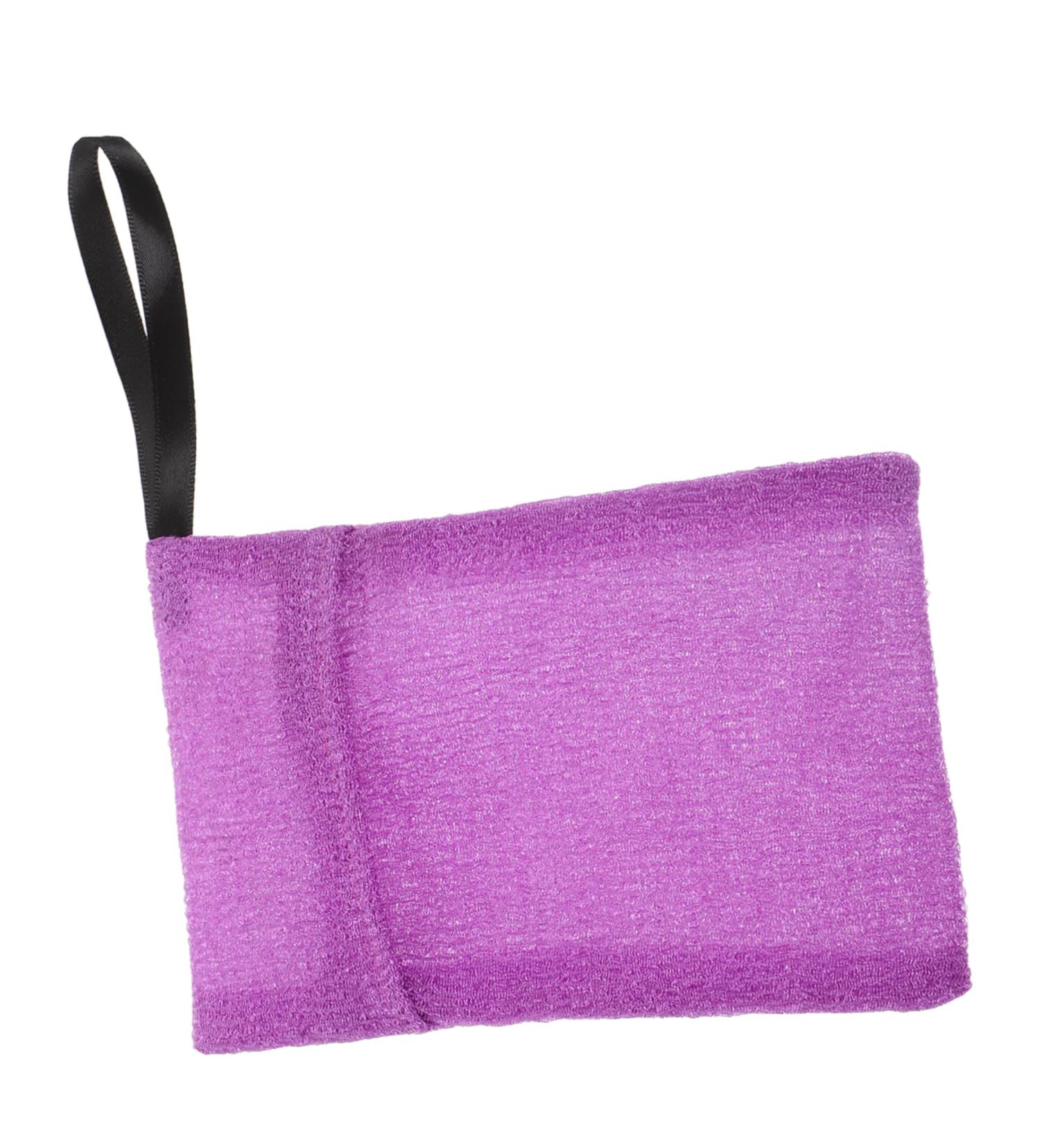 minkissy Bath Bag Shampoo Soap Cleansing Nylon Purple Gloves - Buy Online on GoSupps.com