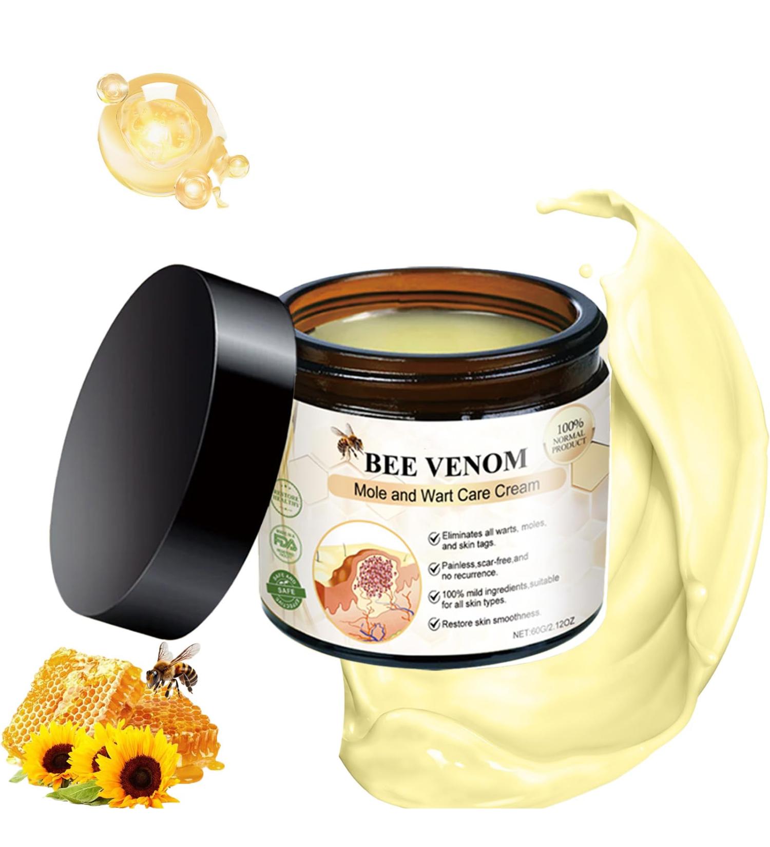 MORKORIA Bee Venom Skin Restoration Cream bee venom Comprehensive cream bee venom all in one cream For All Skin Types Bee Venom Natural Skin Moisturizer Effectively Reduce Blemishes(1pcs) - Buy Online on GoSupps.com