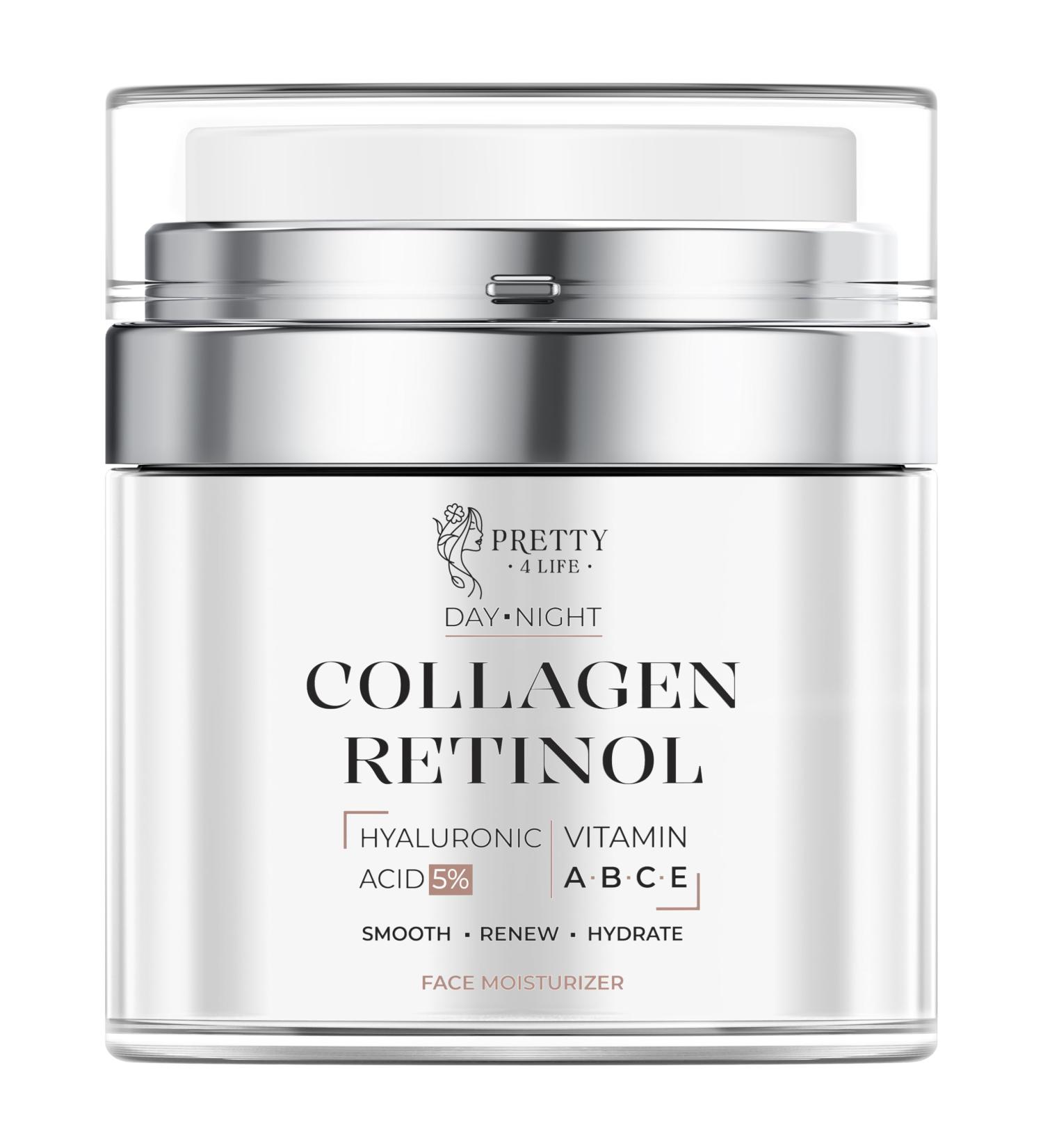 Buy Advanced Anti-Aging Cream with Collagen Retinol & Hyaluronic Acid | Moisturizer for Face Neck & D collet - Reduces Wrinkles & Firms Skin - Day/Night Formula 1.7 oz - Buy Online on GoSupps.com