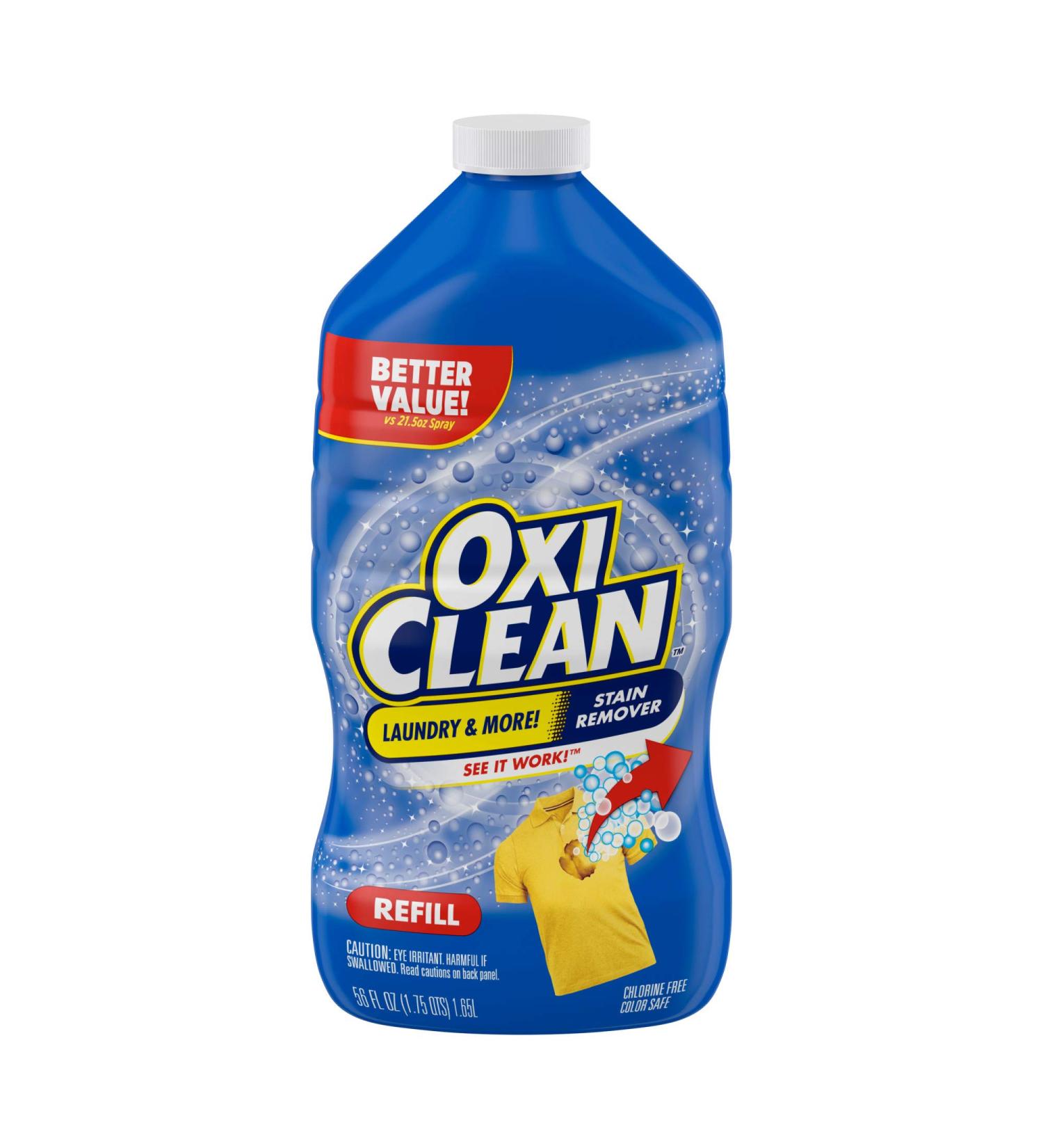 OxiClean Laundry Stain Remover Refill - 56 fl oz | Effective Stain Removal | Fast International Shipping - Buy Online on GoSupps.com