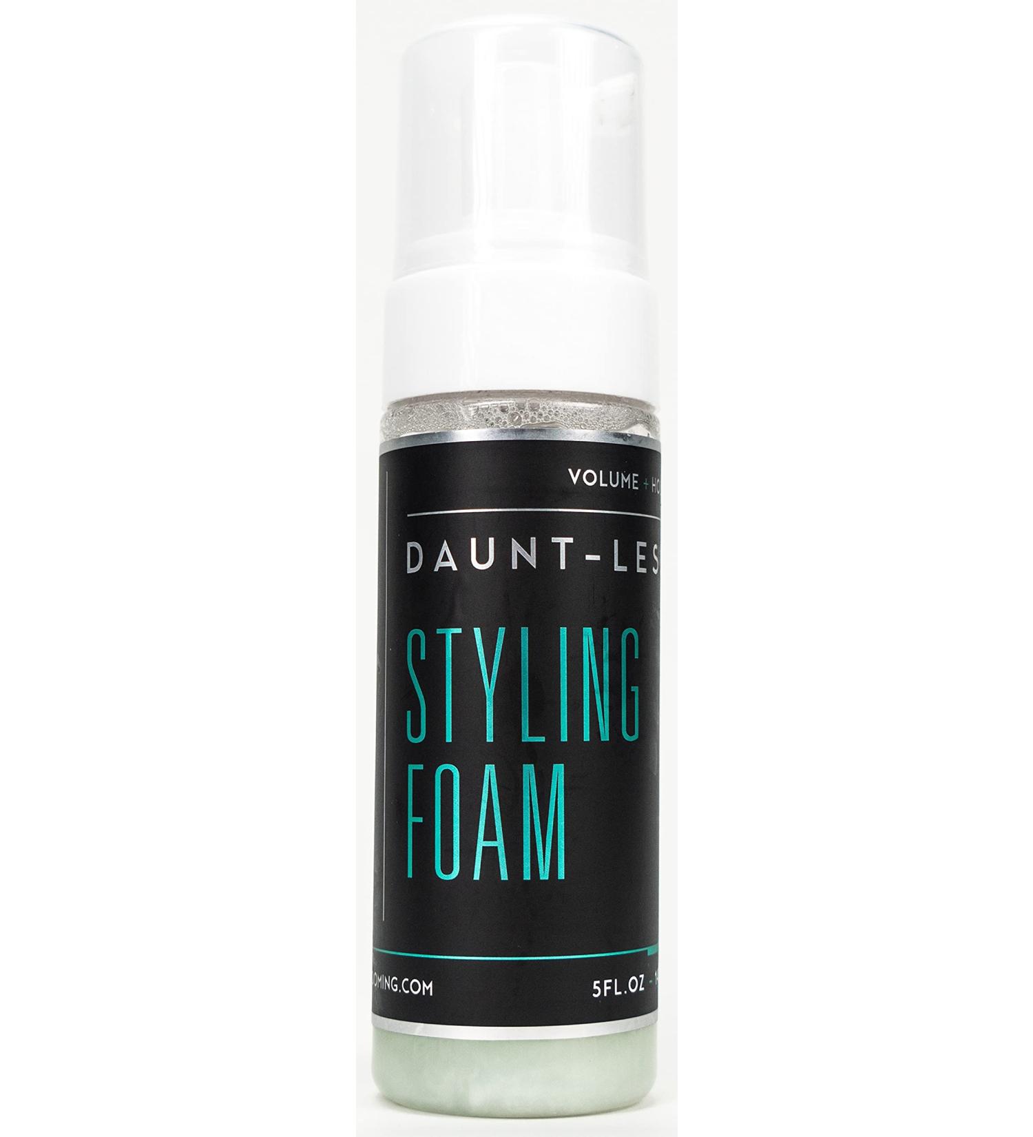 Dauntless Modern Grooming Co. STYING FOAM | Firm Hold | Natural Finish | Made with Argan Oil | 5 Fl Oz - Buy Online on GoSupps.com