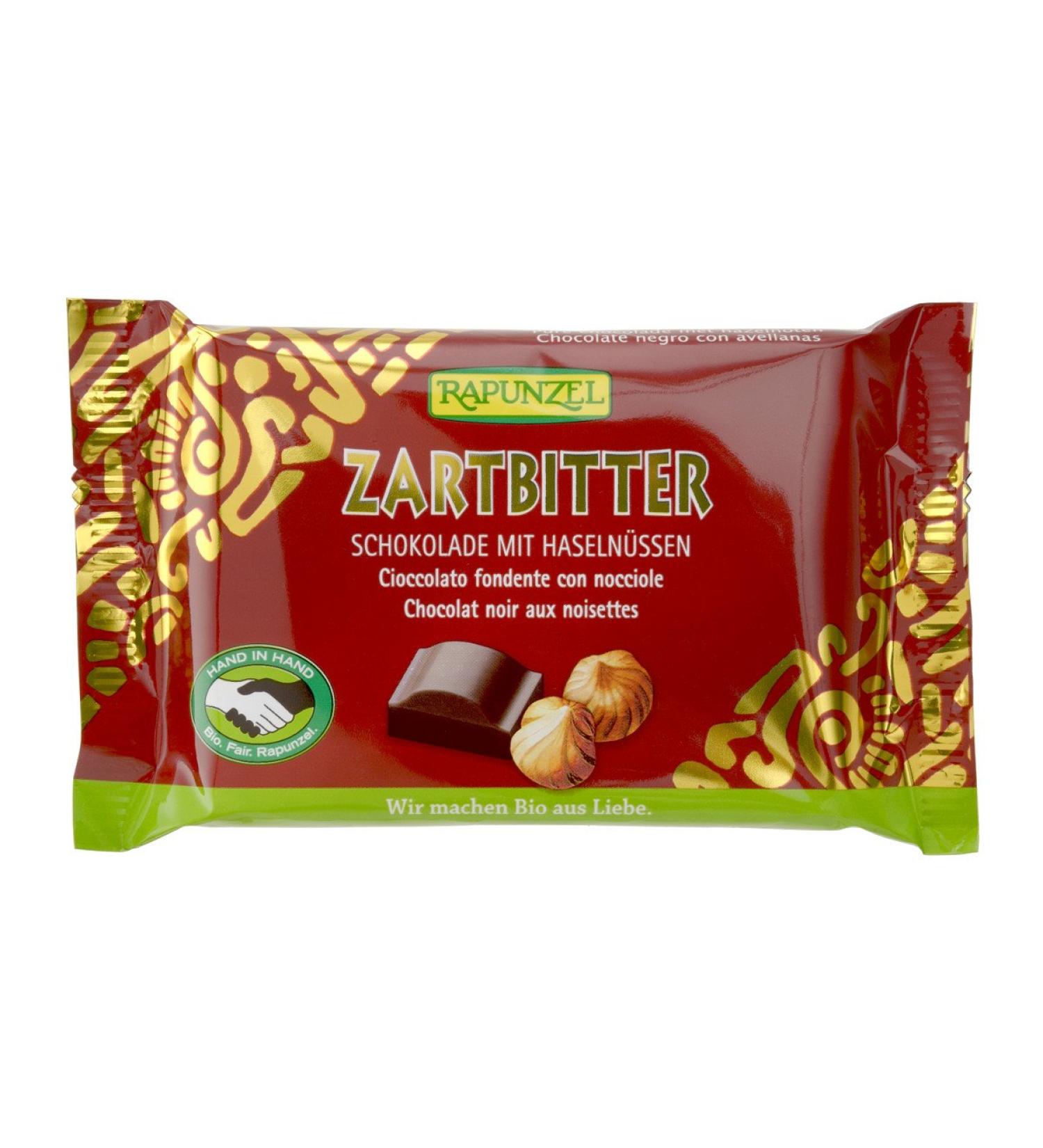 Dark chocolate 60% cocoa with hazelnut HI 1 x 100 g