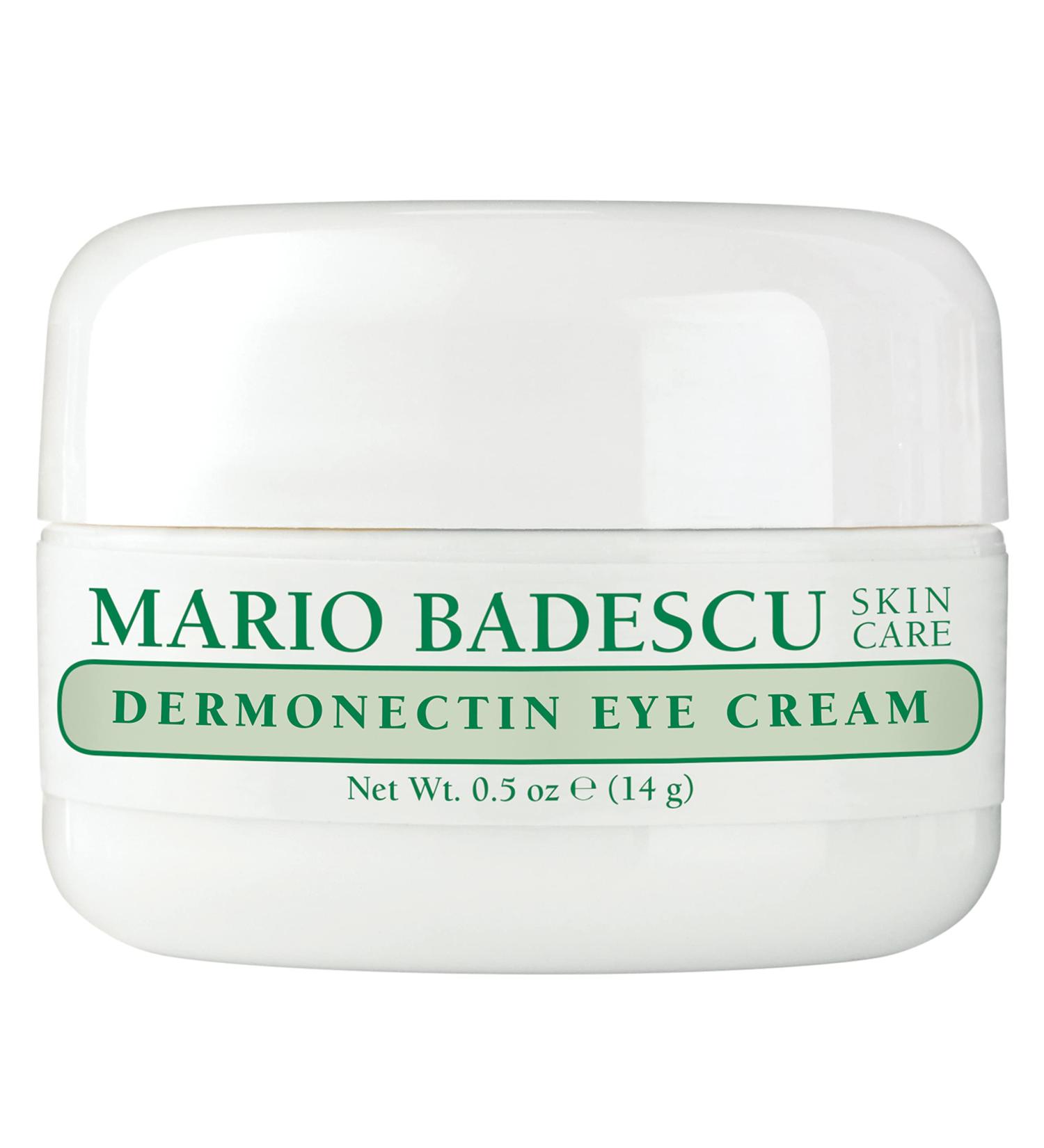 Mario Badescu Dermonectin Eye Cream for All Skin Types |Eye Cream for Brighter Looking Eyes |Formulated with Peptides & Cocoa Butter| 0.5 OZ (Pack of 1)