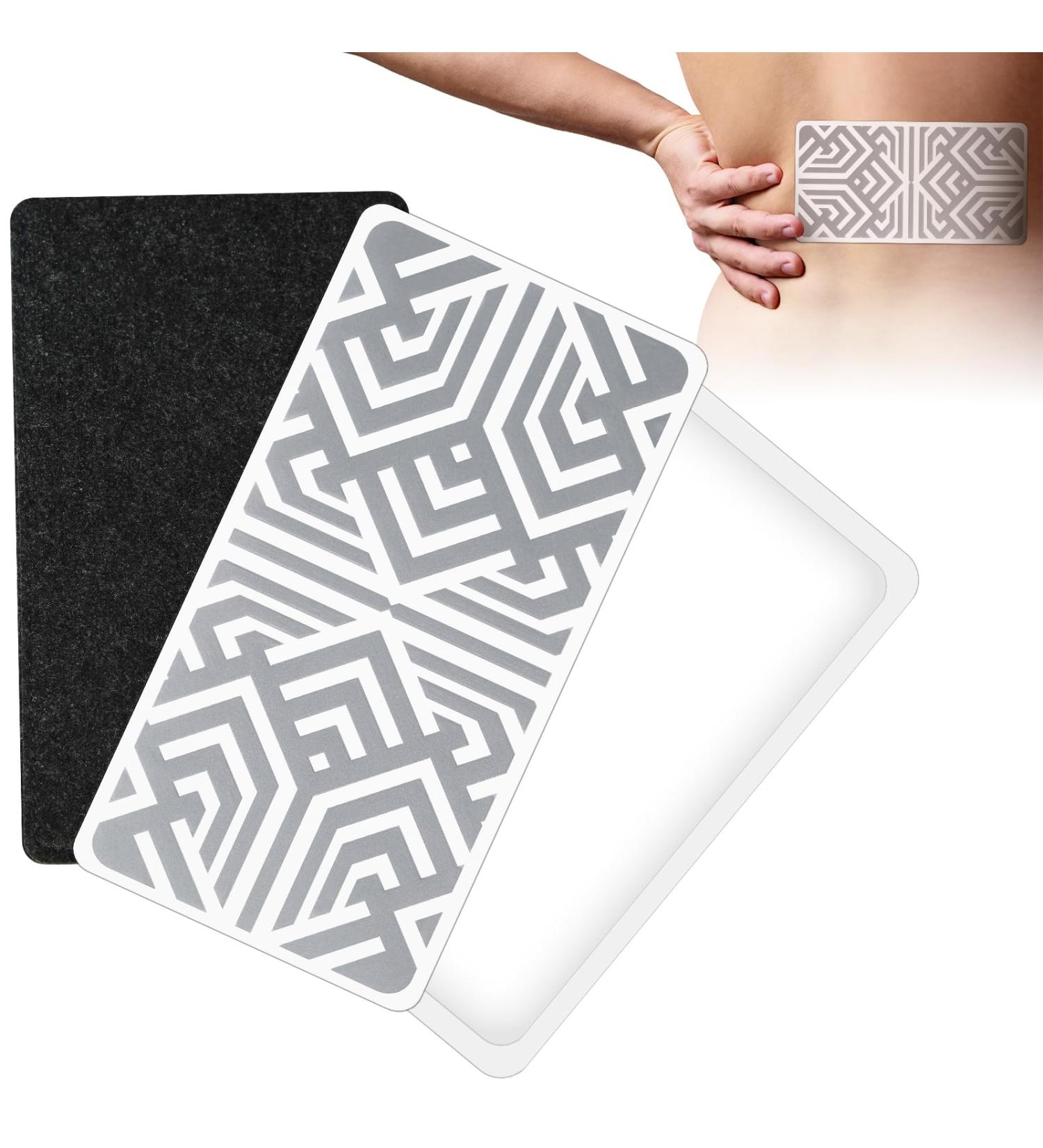 Teemofe Reusable Pain Patch for Sore Muscle Relief - Pain Relief Patches for Back Foot Knee Neck & More Easy Adhesive Application Fast Acting - Includes 1 Patch 3 Adhesives&1 Carry Case-001 - Buy Online on GoSupps.com