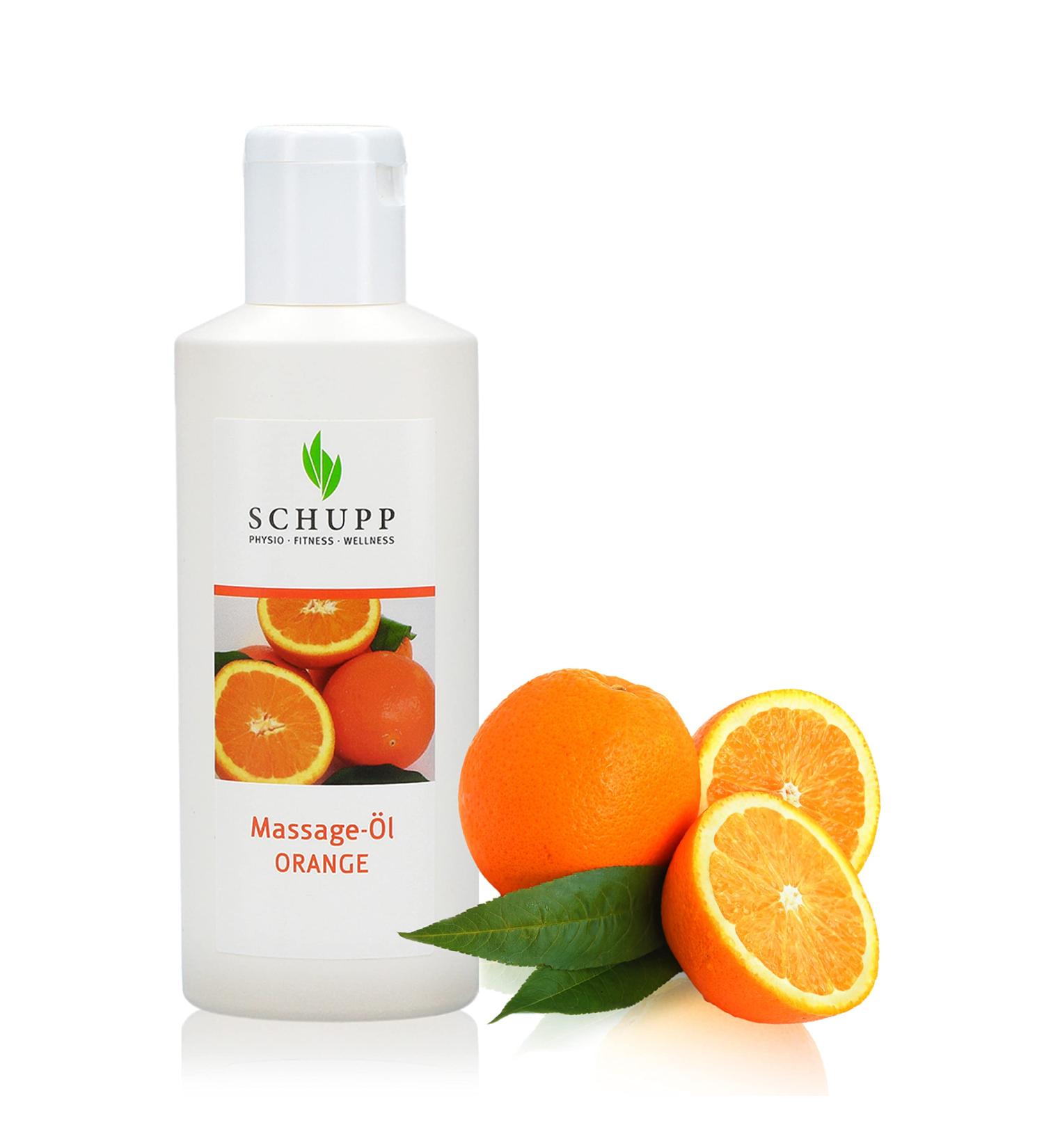 Buy Schupp Massage Oil Orange 200ml - Stimulating & Nourishing Oil for Perfect Gliding - Premium German Quality - Shop Now! - Buy Online on GoSupps.com