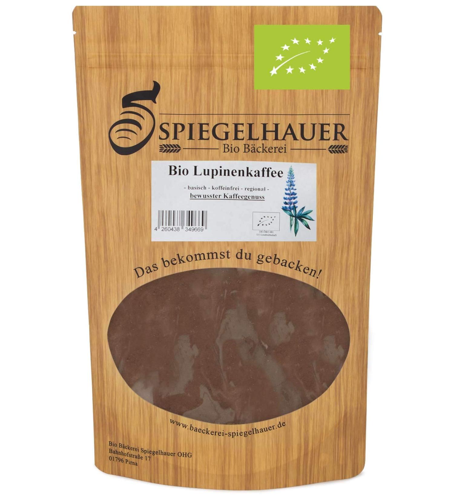  B ckerei Spiegelhauer Organic Lupine Coffee 500g Basically Vegan Caffeine Free Excellent Artisan Rotisserie - Buy Online on GoSupps.com