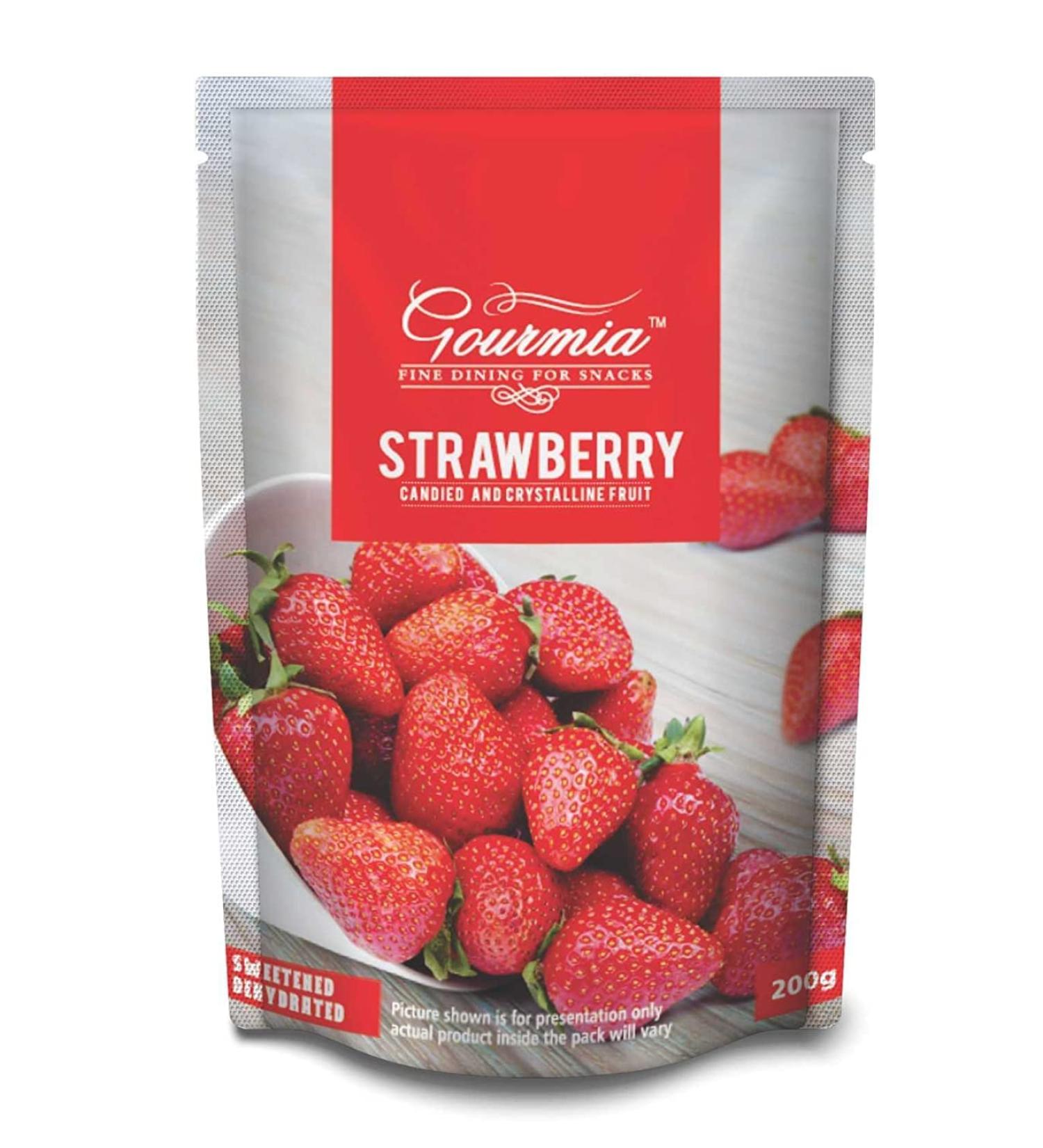 QURA Dried Strawberry 200g - Buy Online on GoSupps.com