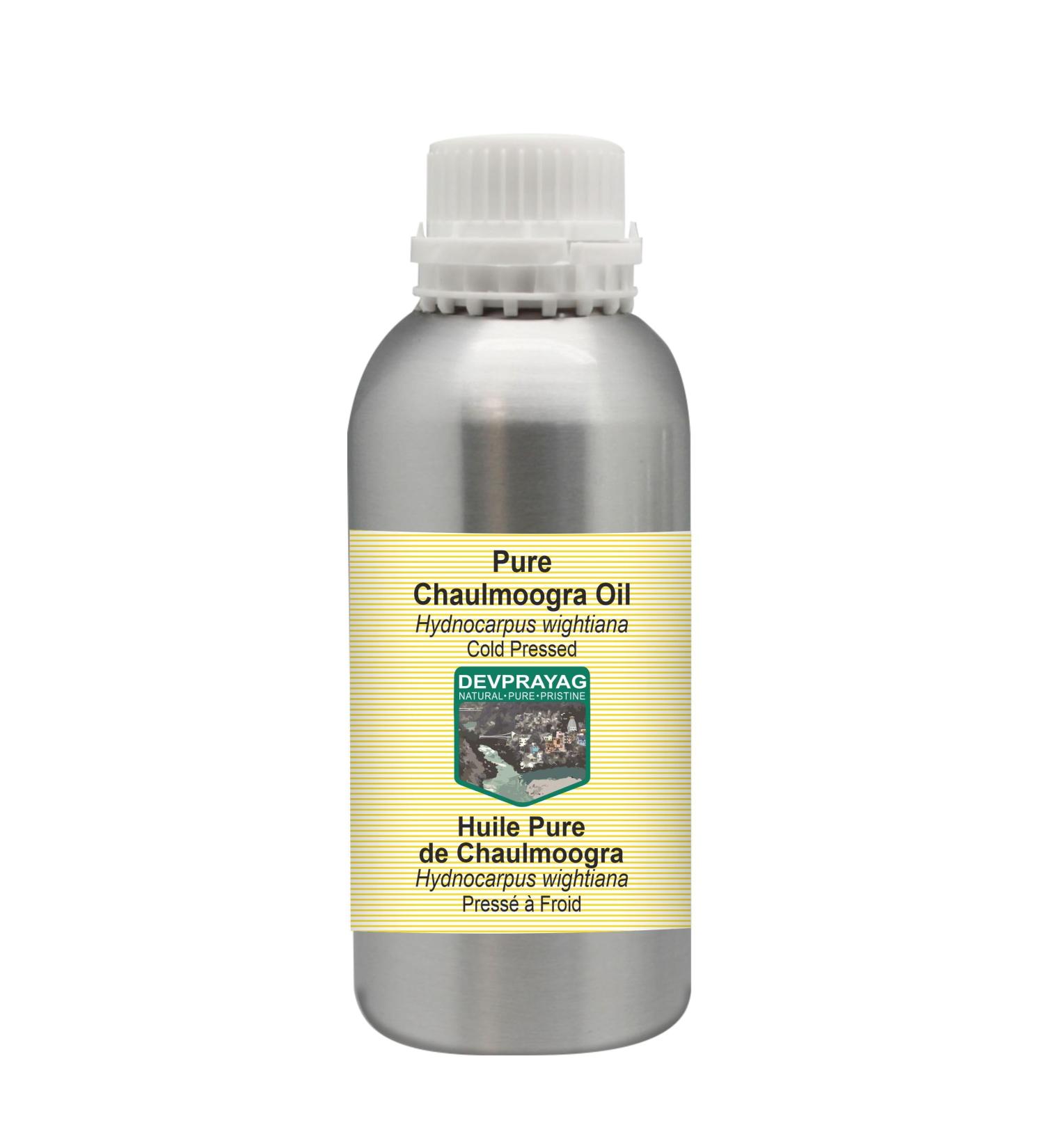 Pure Chaulmoogra Oil (Hydnocarpus wightiana) Cold Pressed 630ml 21 Fl Oz (Pack of 1) - Buy Online on GoSupps.com
