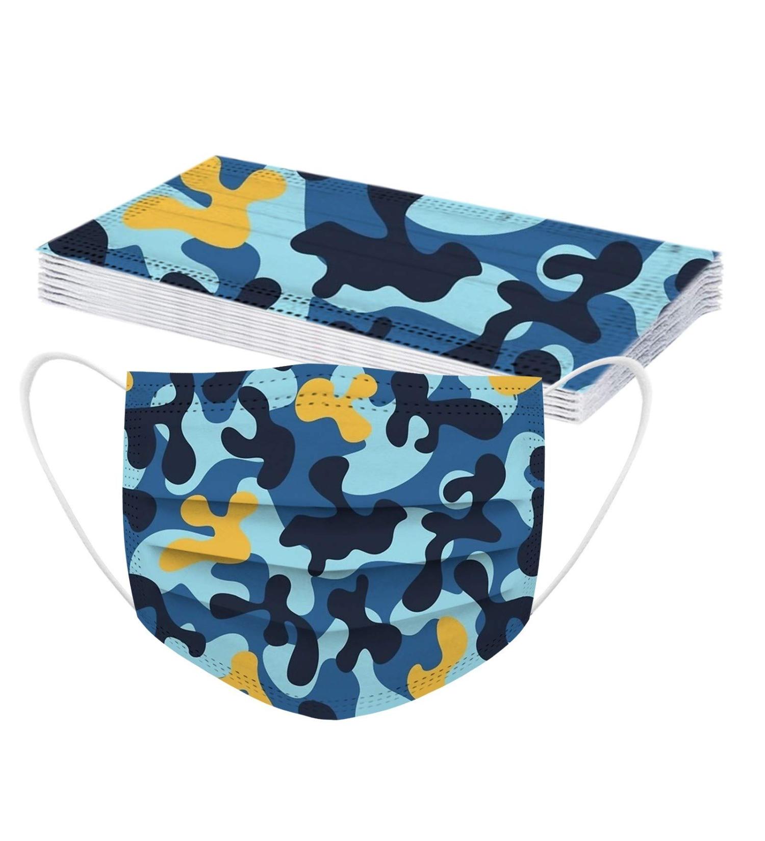 ZQP 10PCS Disposable Face Mask for Adults Breathable 3 Ply Filter Butterfly Printed Face Pr-otective Balaclava Designer Mouth Dustproof Anti-Droplets Face Scarfs Bandanas for Women Men - Buy Online on GoSupps.com