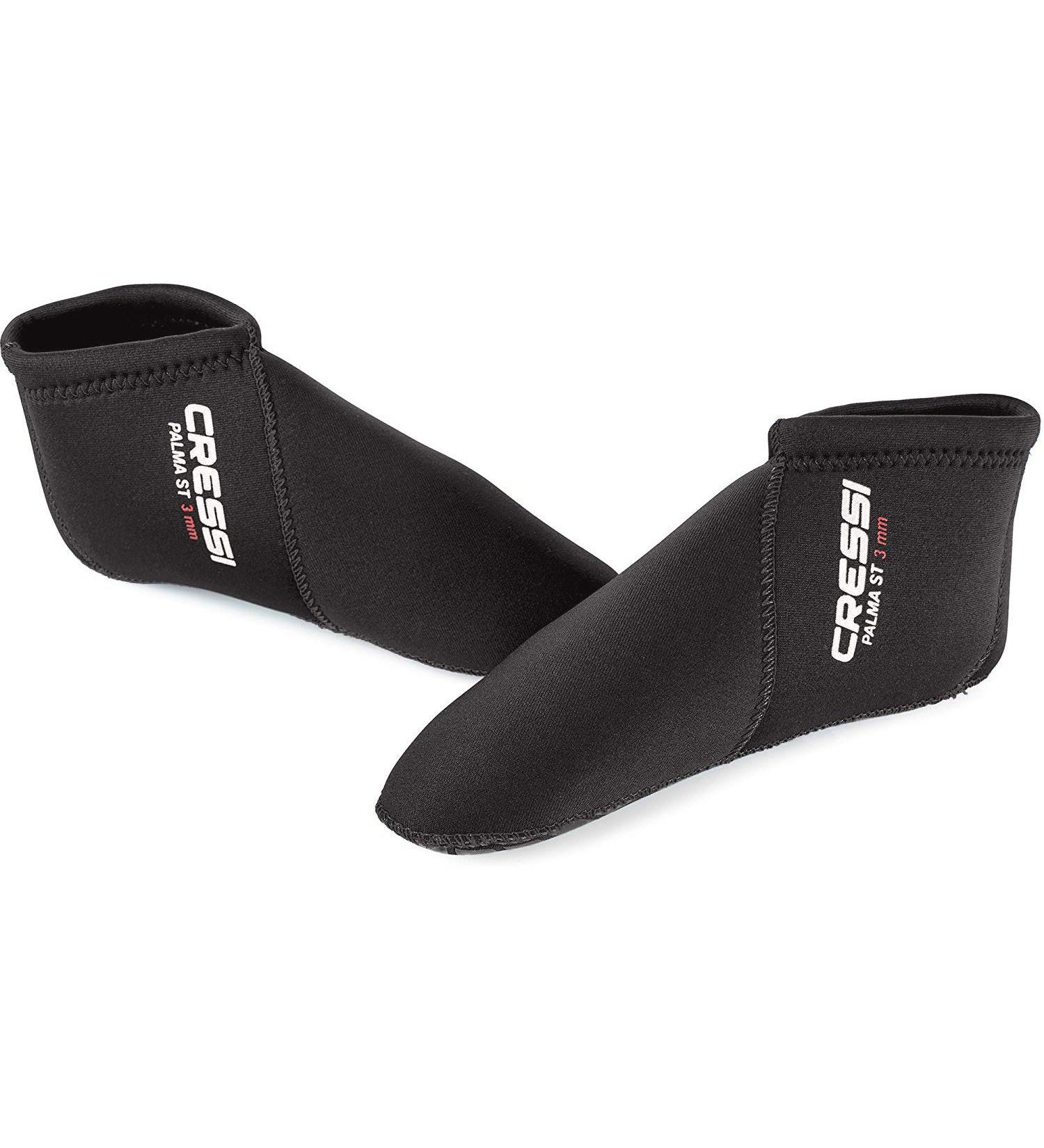 Premium 3mm Neoprene Diving Socks - Small-Medium Black | PALMA ST by Cressi - Buy Online on GoSupps.com