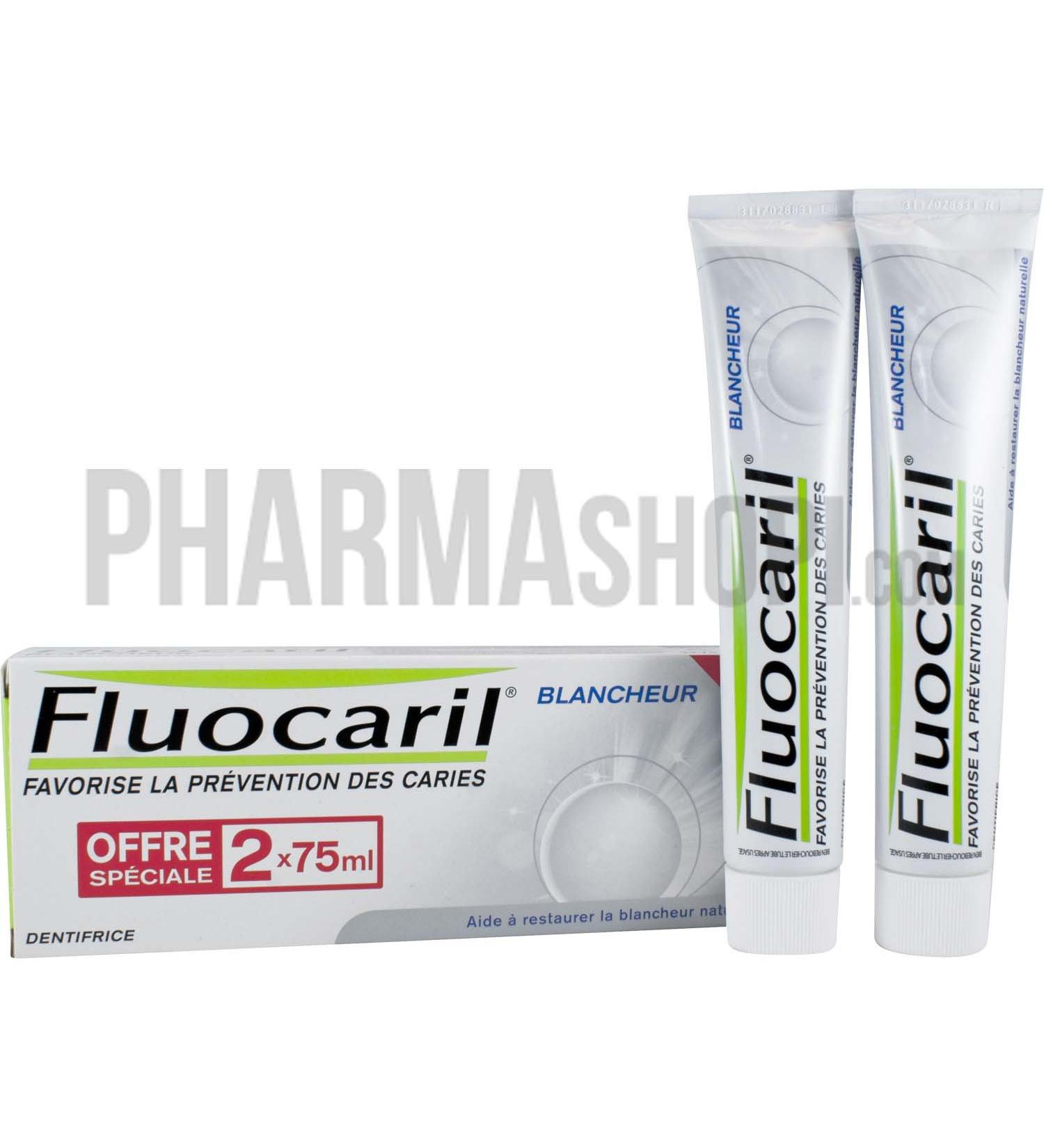 Fluocaril Whiteness Pack of 2 x 75 ml