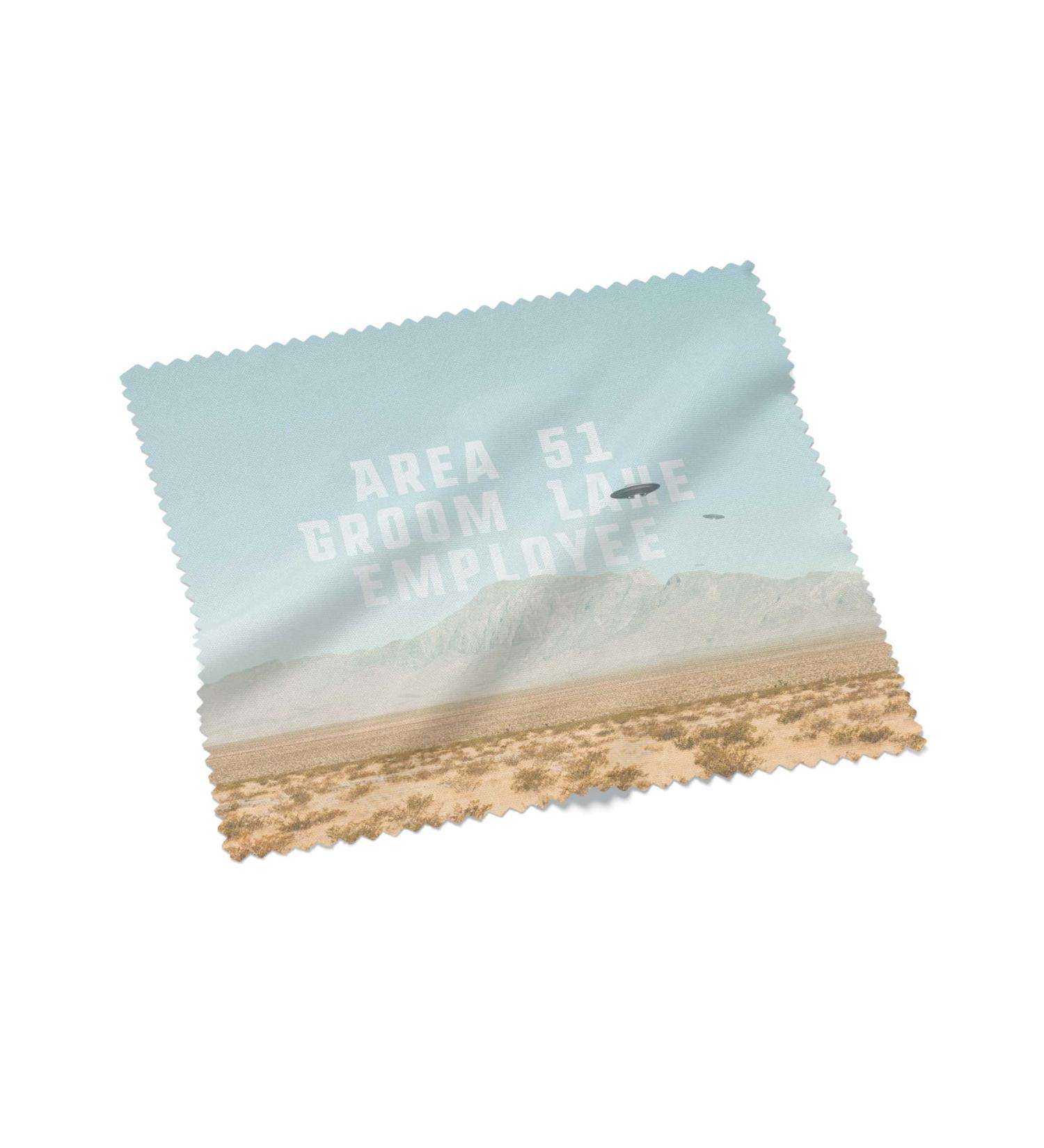 Urban Backwoods Groom Lake Employee Microfiber Cloth Glasses Cleaning Cloth