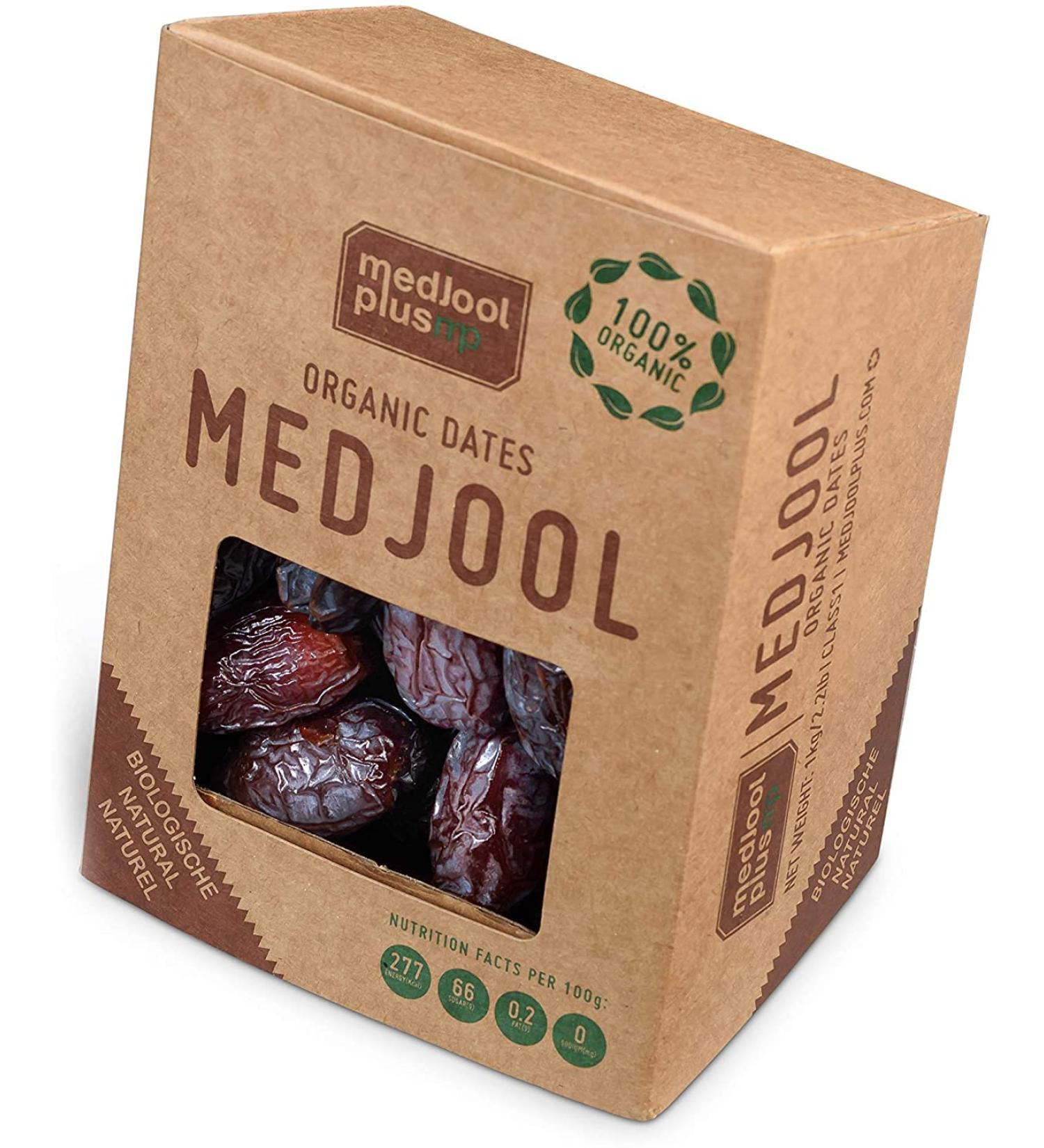 Organic Medjool Dates 1kg - Seba Garden | Premium Quality Naturally Sweet & Healthy Snacks - International Shipping Available - Buy Online on GoSupps.com