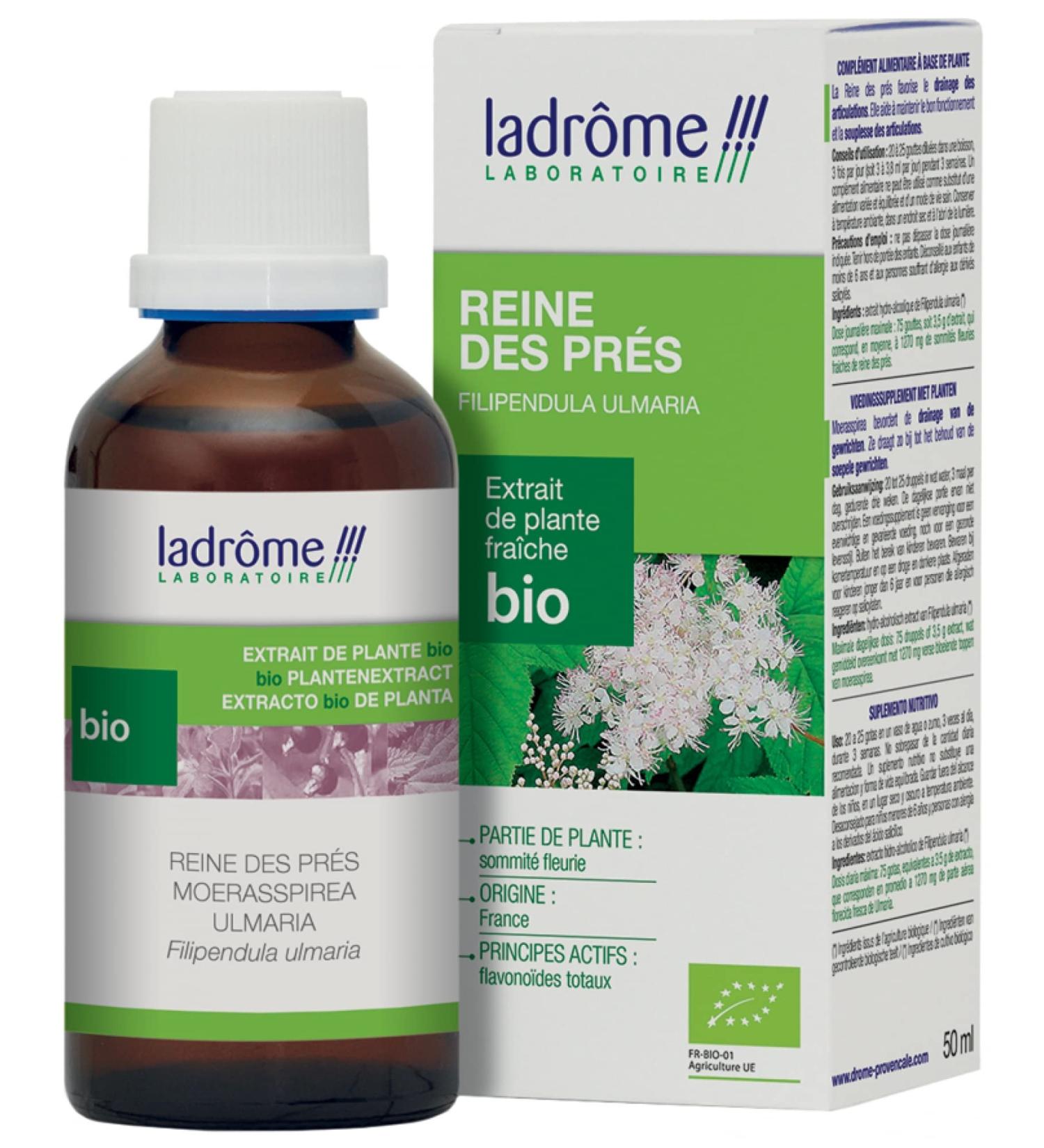 Ladr me - Reine des Pr s bio - Extrait de Plantes Fra ches - Ladr me