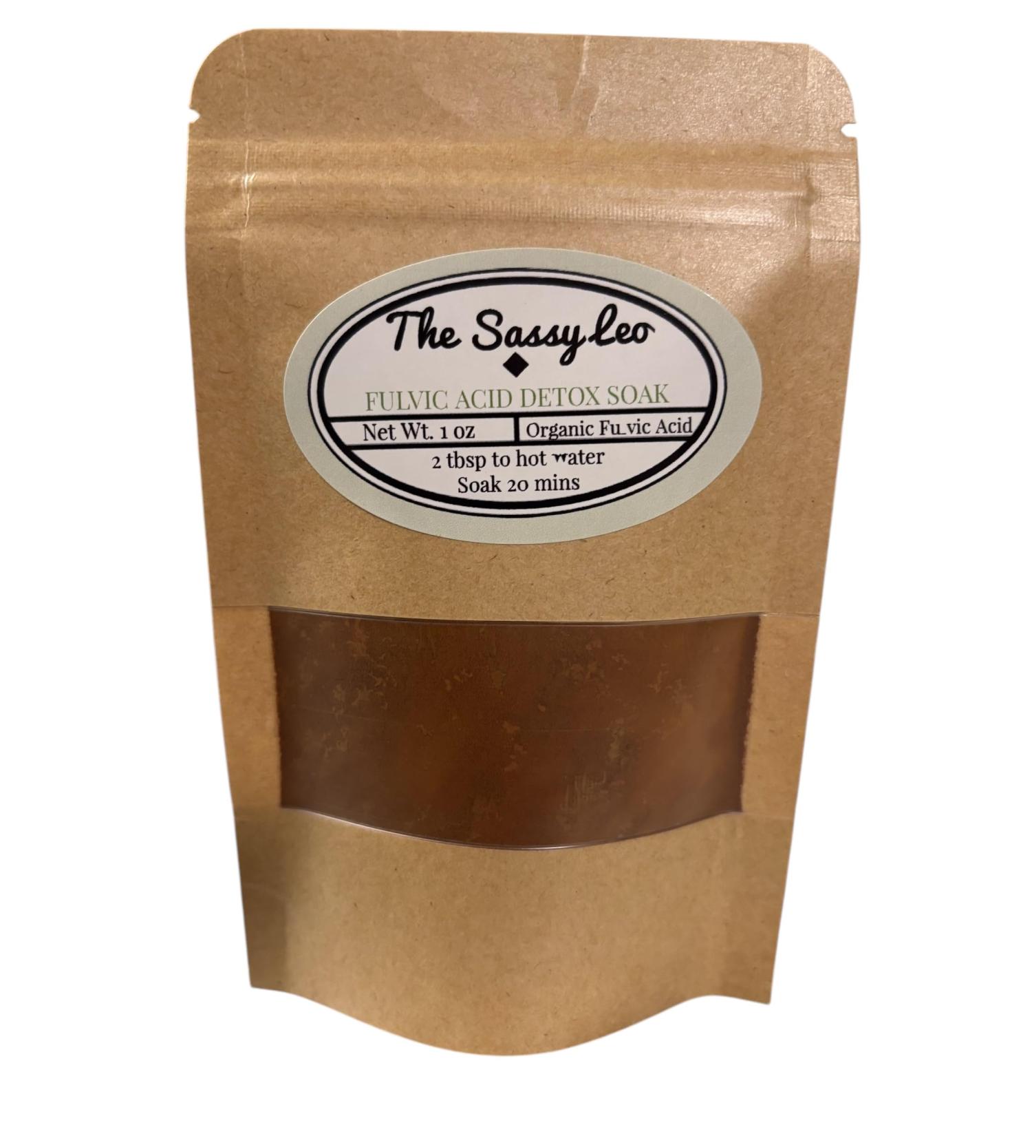 Generic Fulvic Acid Detox Bath 1oz Brown