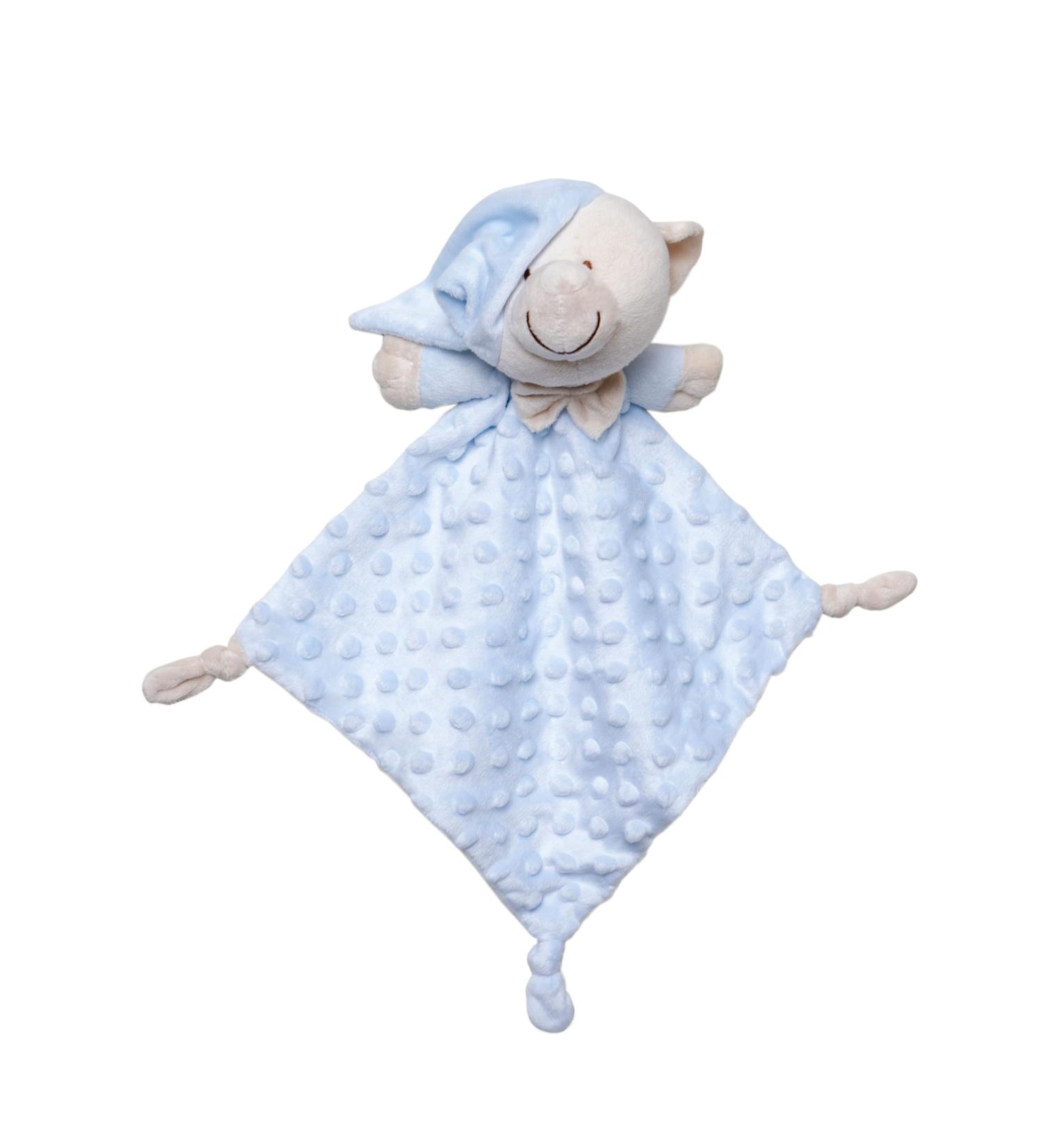 Interbaby Doudou Cuddly Toy for Babies - Bear Blue 100g - Buy Online on GoSupps.com