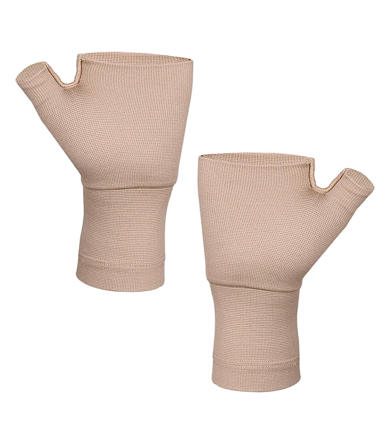 Buy Adjustable Wrist Support Gloves for Pain Relief | Pressure Wrist Protector for Swollen Hands - Durable Nylon - Perfect for Men - Buy Online on GoSupps.com