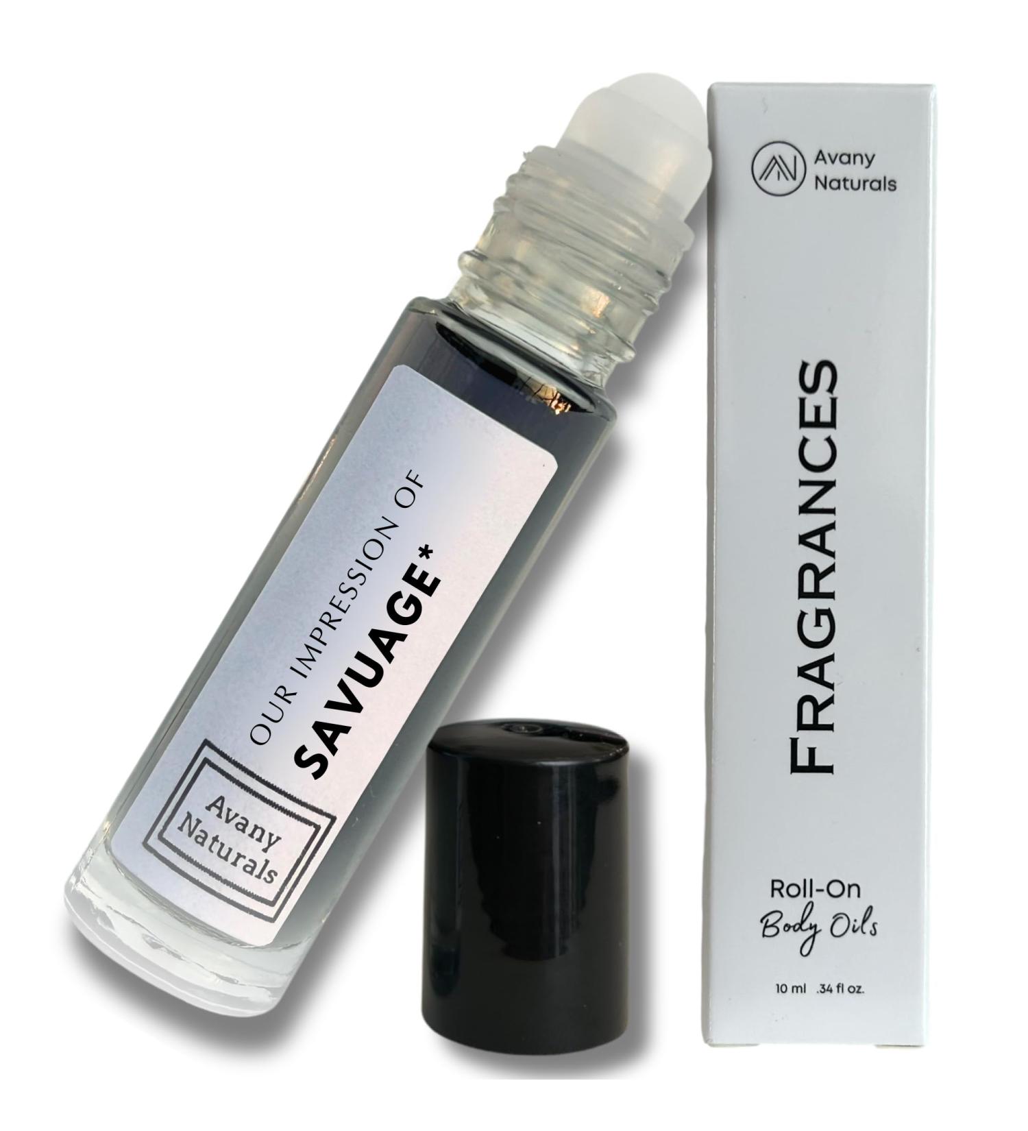 Cologne Oil for Men - Roll on Body Perfume Long Lasting Scent Travel Size Oil Based Parfum Type Fragrance in Sleek Glass Bottle for Man (10 ml DiorSauvage-Type) - Buy Online on GoSupps.com