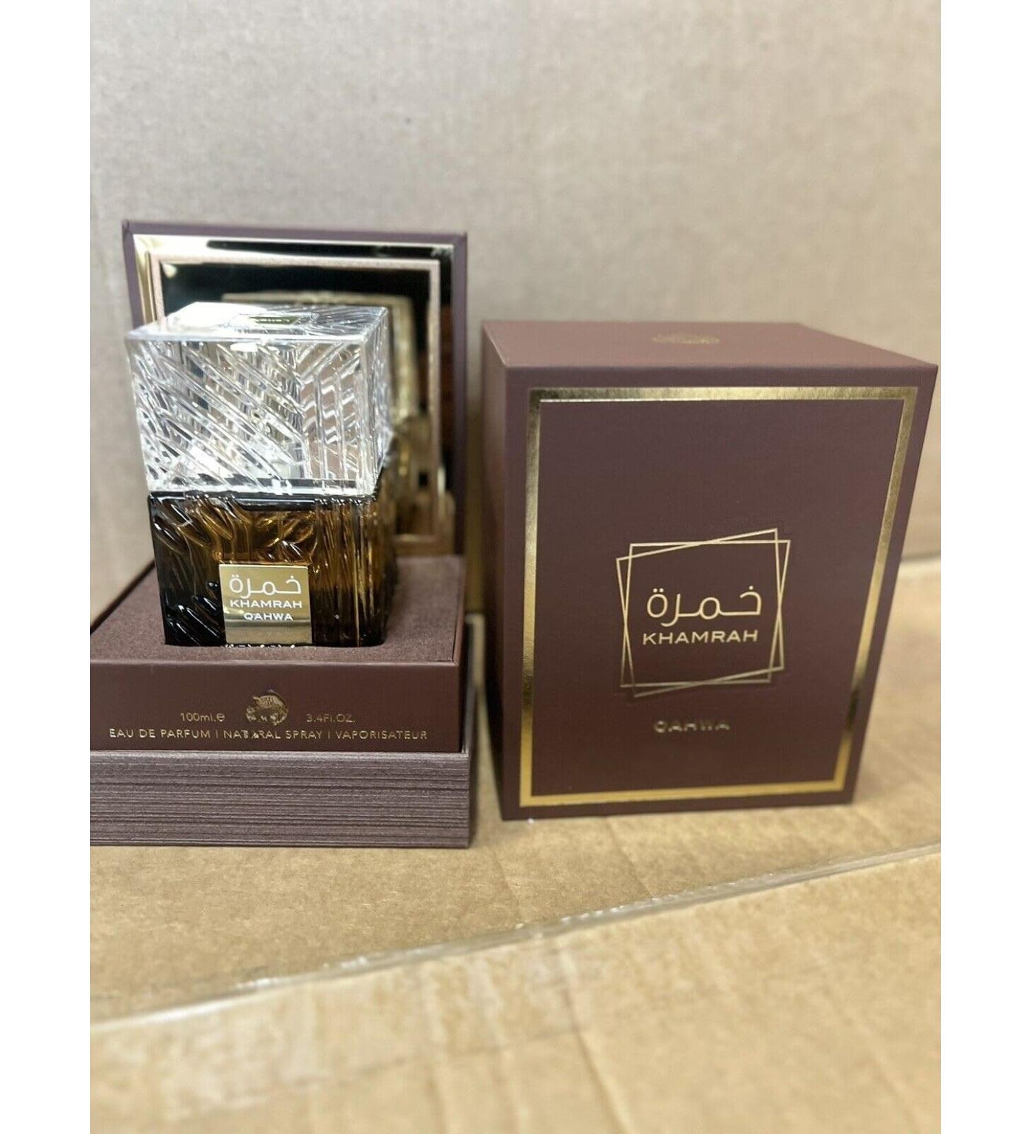 Qahwa Khamrah Long Lasting Eau De Parfum For Men and Women Unisex 100 ML (3.4 fluid ounce) - Buy Online on GoSupps.com