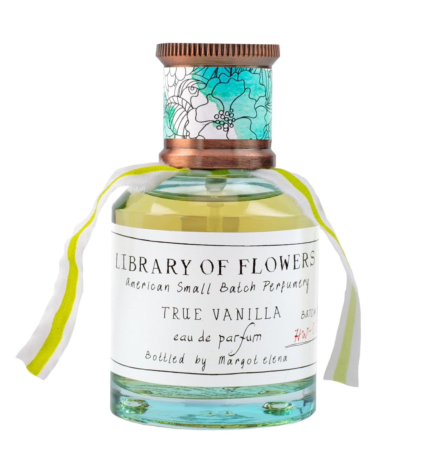 Library of Flowers True Vanilla Eau de Parfum 1.69 Fl. Oz. Bergamot Dark Vanilla & Amber Women s Perfume Eau de Parfum Spray for Women Perfume for Women - Buy Online on GoSupps.com