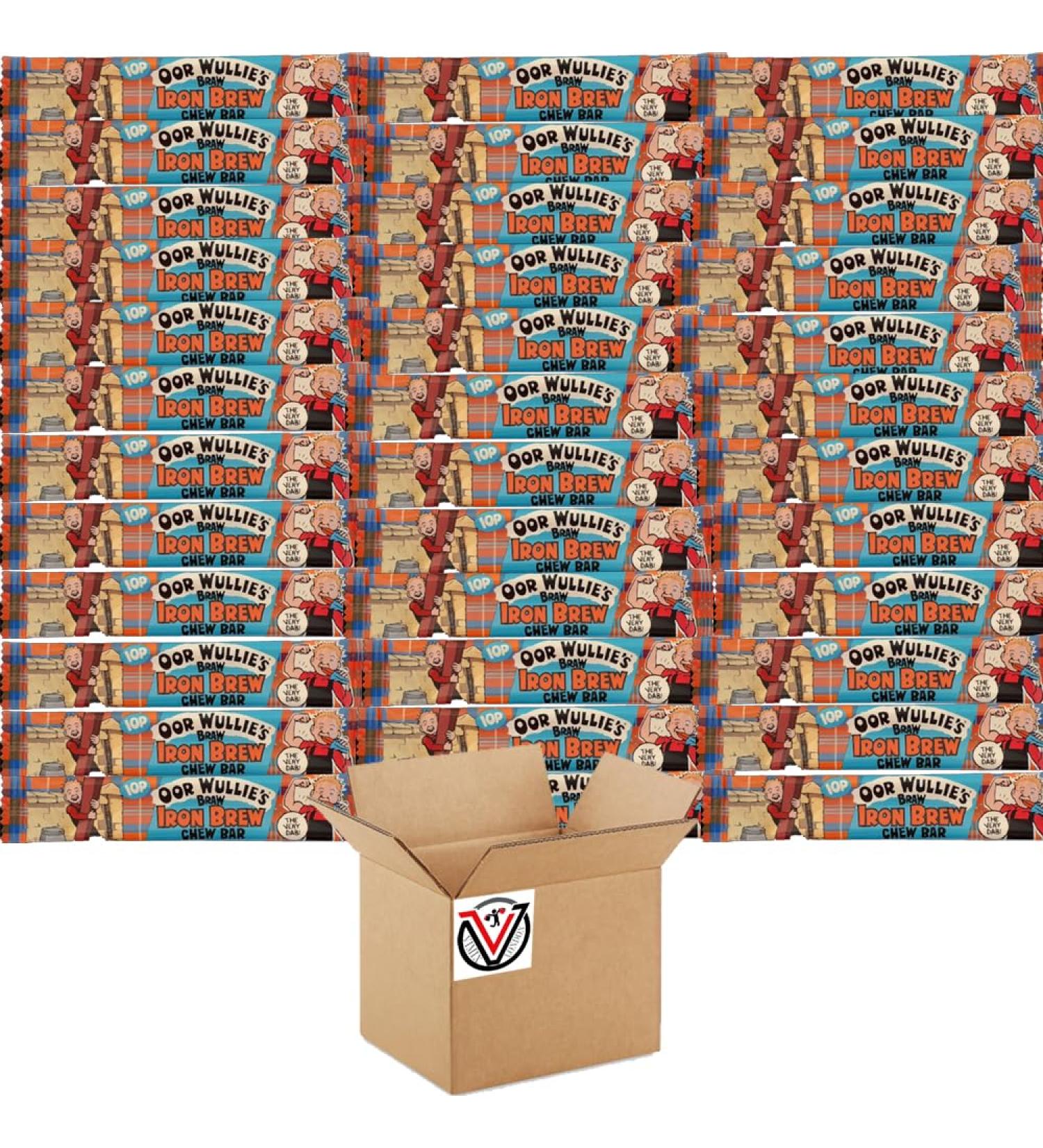 Iron Brew Chew Bar 11g - Iron Brew Flavoured Chew Bar | VIMIX (36 Bars(Half Box)) 1 count (Pack of 1)