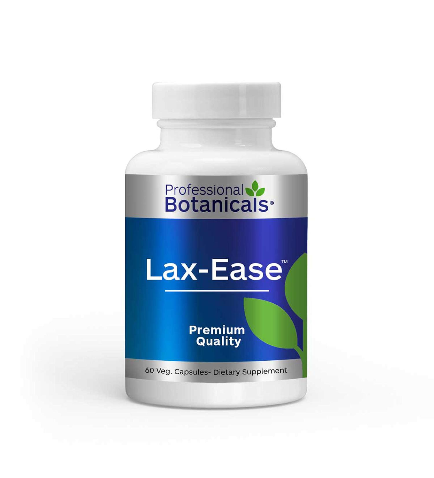 Professional Botanicals Lax Ease - Vegan Natural Laxative & Stool Softener - 60 Vegetarian Capsules - Buy Online on GoSupps.com