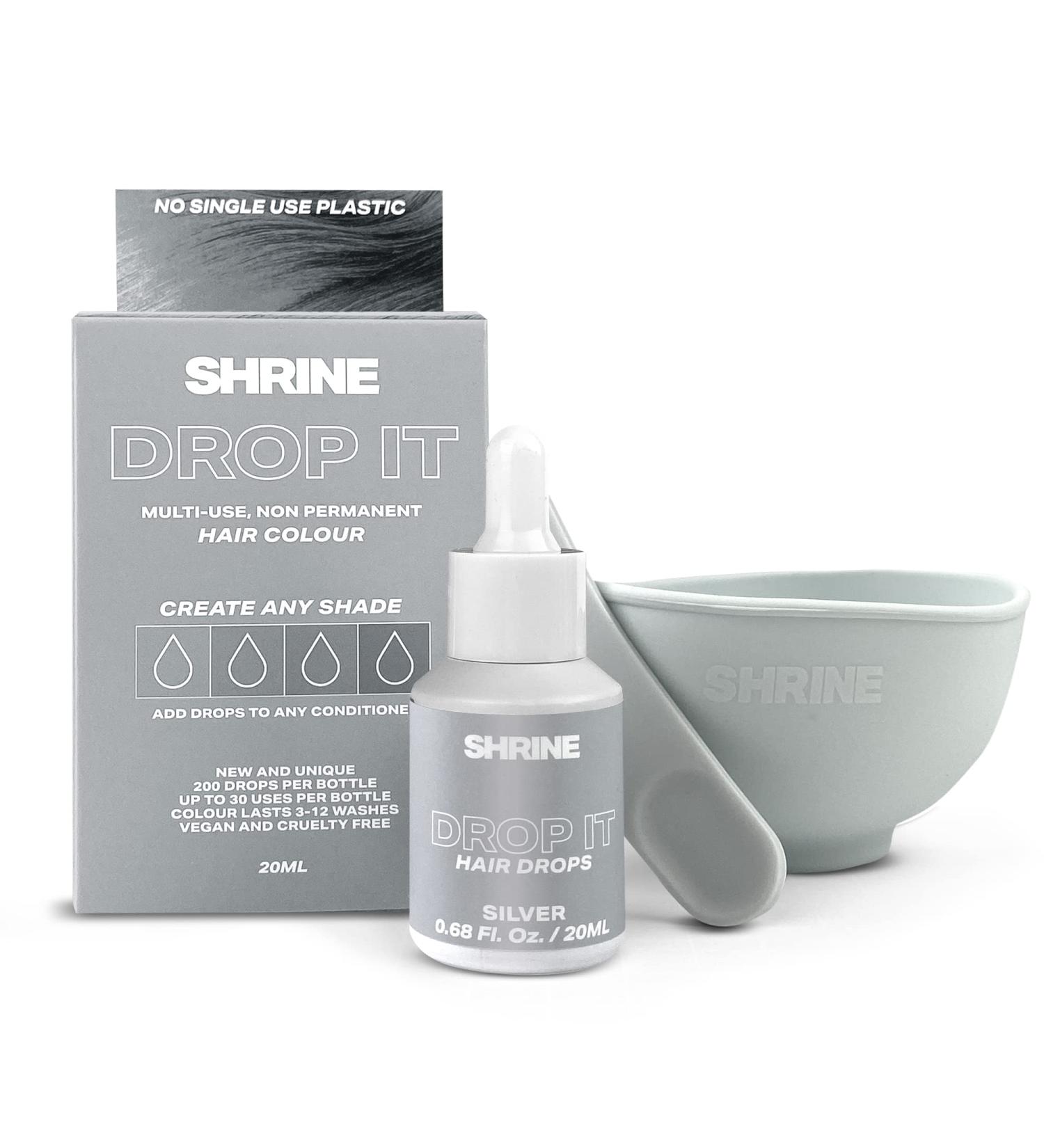 SHRINE Drop It Hair Drops Set Silver 20 ml (Pack of 1) silver 20 ml (Pack of 1) - Buy Online on GoSupps.com