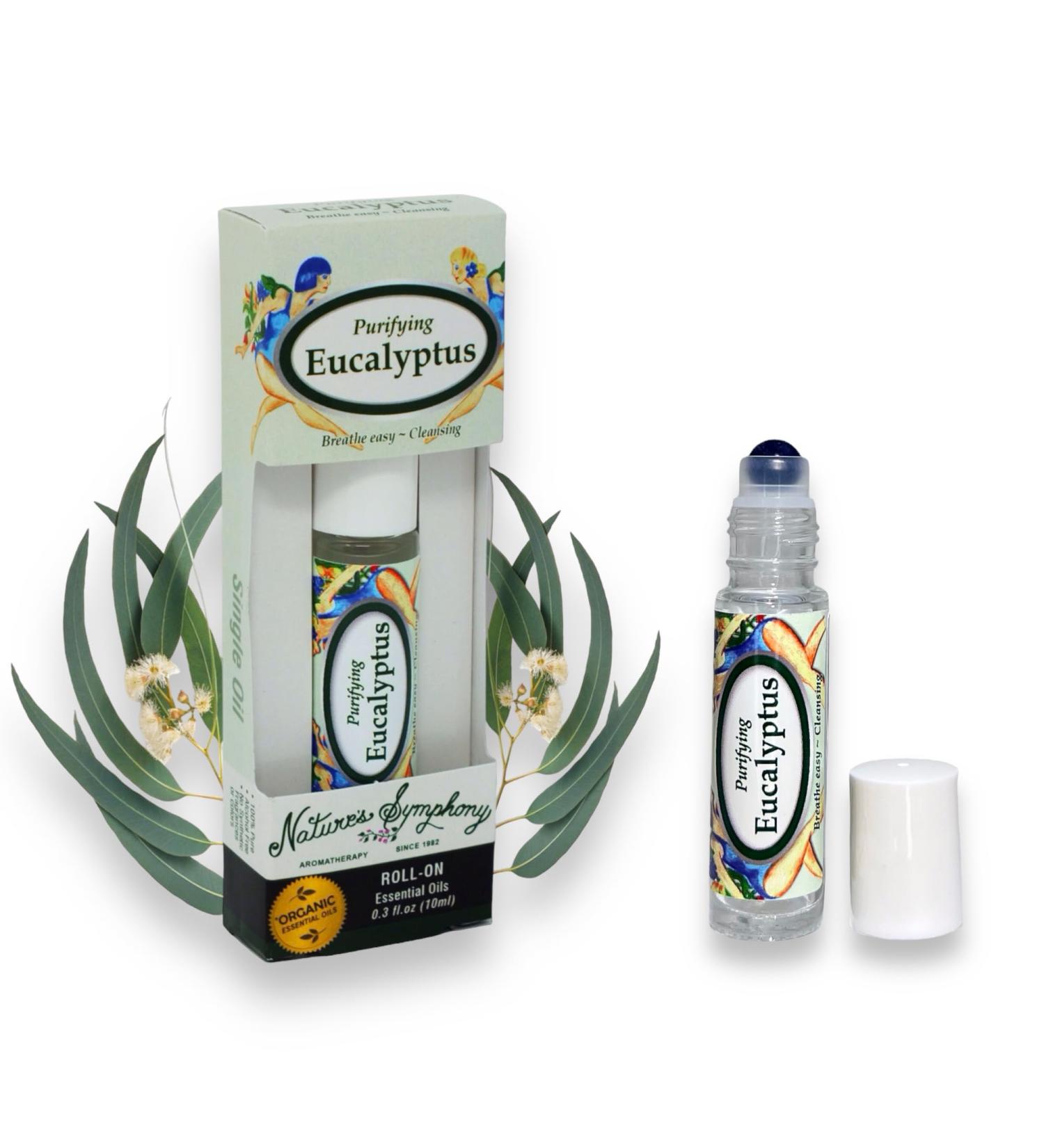 Purifying Eucalyptus Aromatherapy Roll-On - Organic Calm & Soothing Fragrance for Women | Self Care Essentials - 0.388 Oz - Buy Online on GoSupps.com