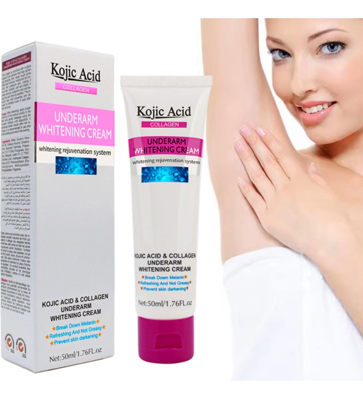 Whitening Cream for Armpits Lightening Cream for Skin Effective Whitening Cream for Armpits Knees Sensitive and Intimate Parts 50 ml - Buy Online on GoSupps.com