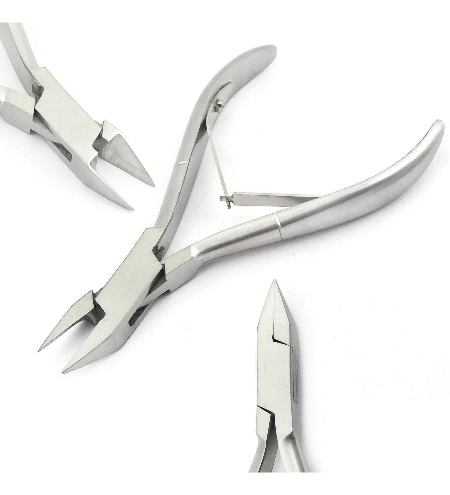 INGROWN Toe Nail Clippers Nippers Cutters Flame Point Podiatry Instrument 5" Professional Thick Toe Nail Chiropody - Buy Online on GoSupps.com
