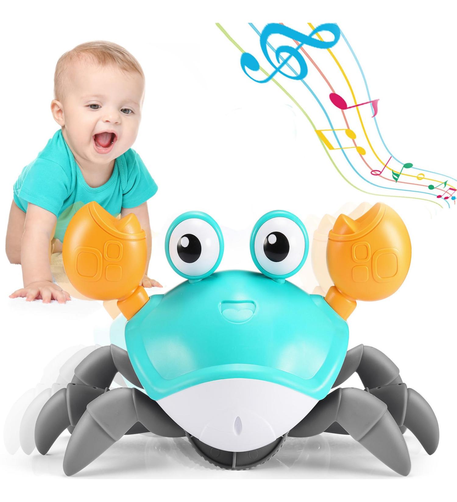 Adeokay Crab Baby Toys for 1-3 Years | Crawling Toys for Infants & Toddlers | Green Gifts for Girls 6-10 Months - Buy Online on GoSupps.com