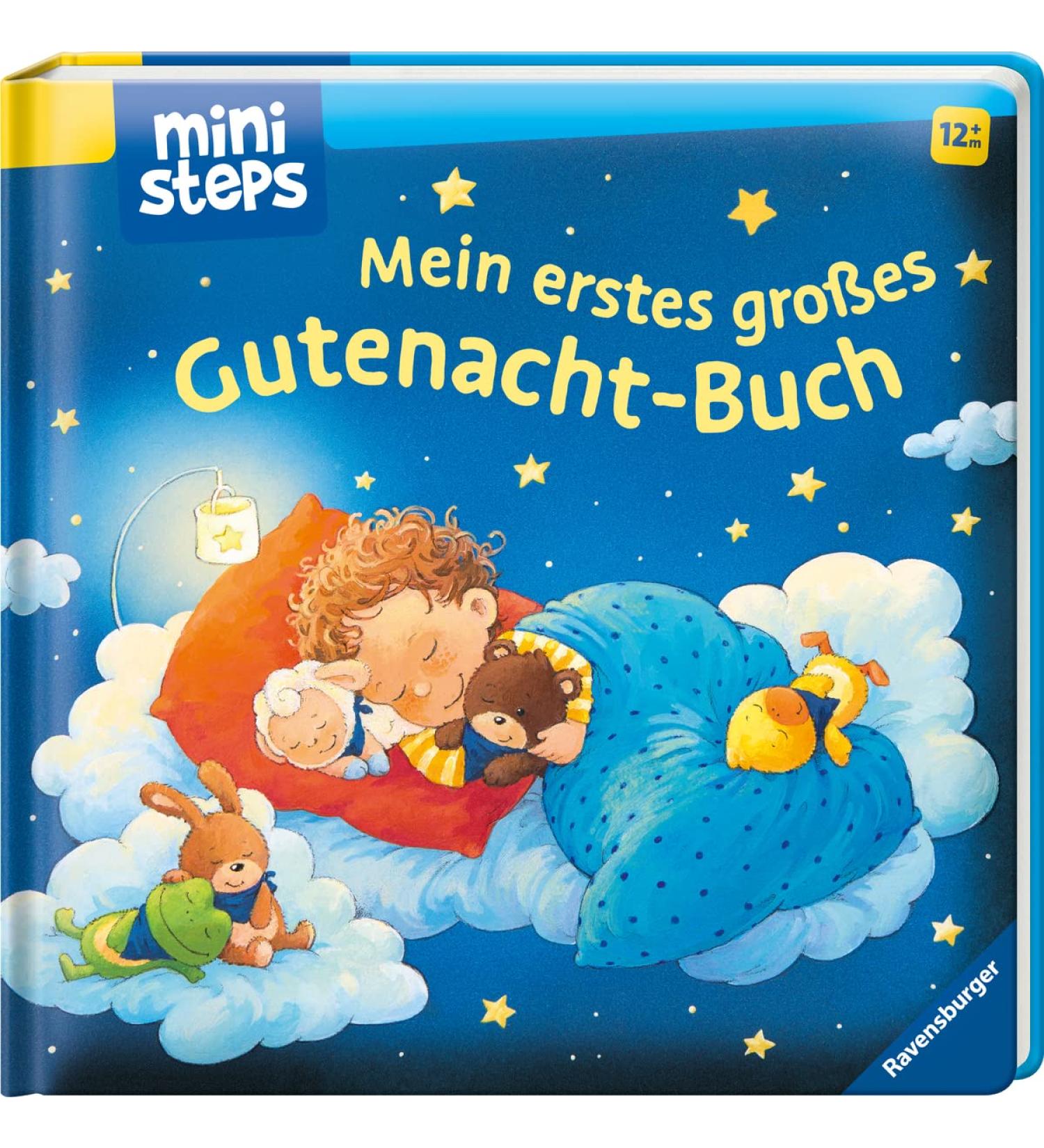 Ministeps: My First Big Bedtime Book - Baby Cardboard Picture Book for 12 Months+ | Best Reading Book for Early Development - Buy Online on GoSupps.com