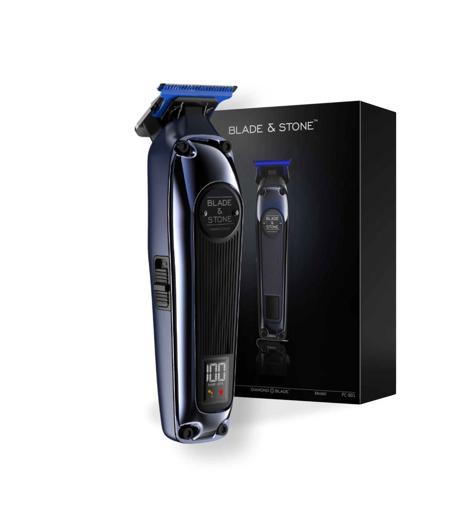 Blade & Stone Professional Hair Trimmer for Men - PT301 | Diamond-S Blade Micro-Gap Tech 7200 RPM Brushless Motor Cordless & Durable - Dark Night - Buy Online on GoSupps.com