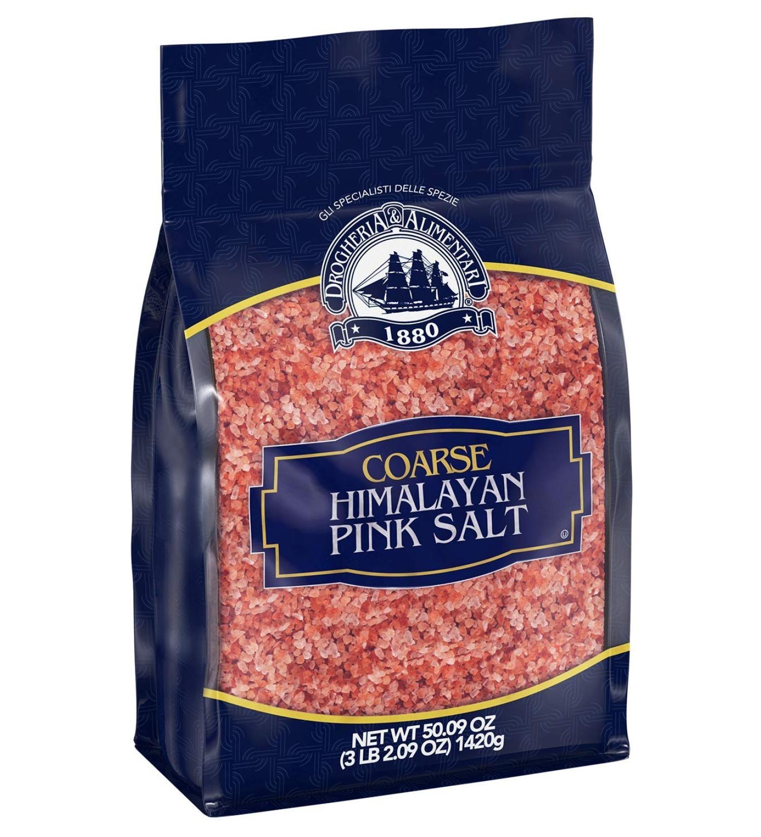 Drogheria & Alimentari Coarse Himalayan Pink Salt 50.09 oz - Natural Gourmet Salt for Cooking & Seasoning - Buy Online on GoSupps.com