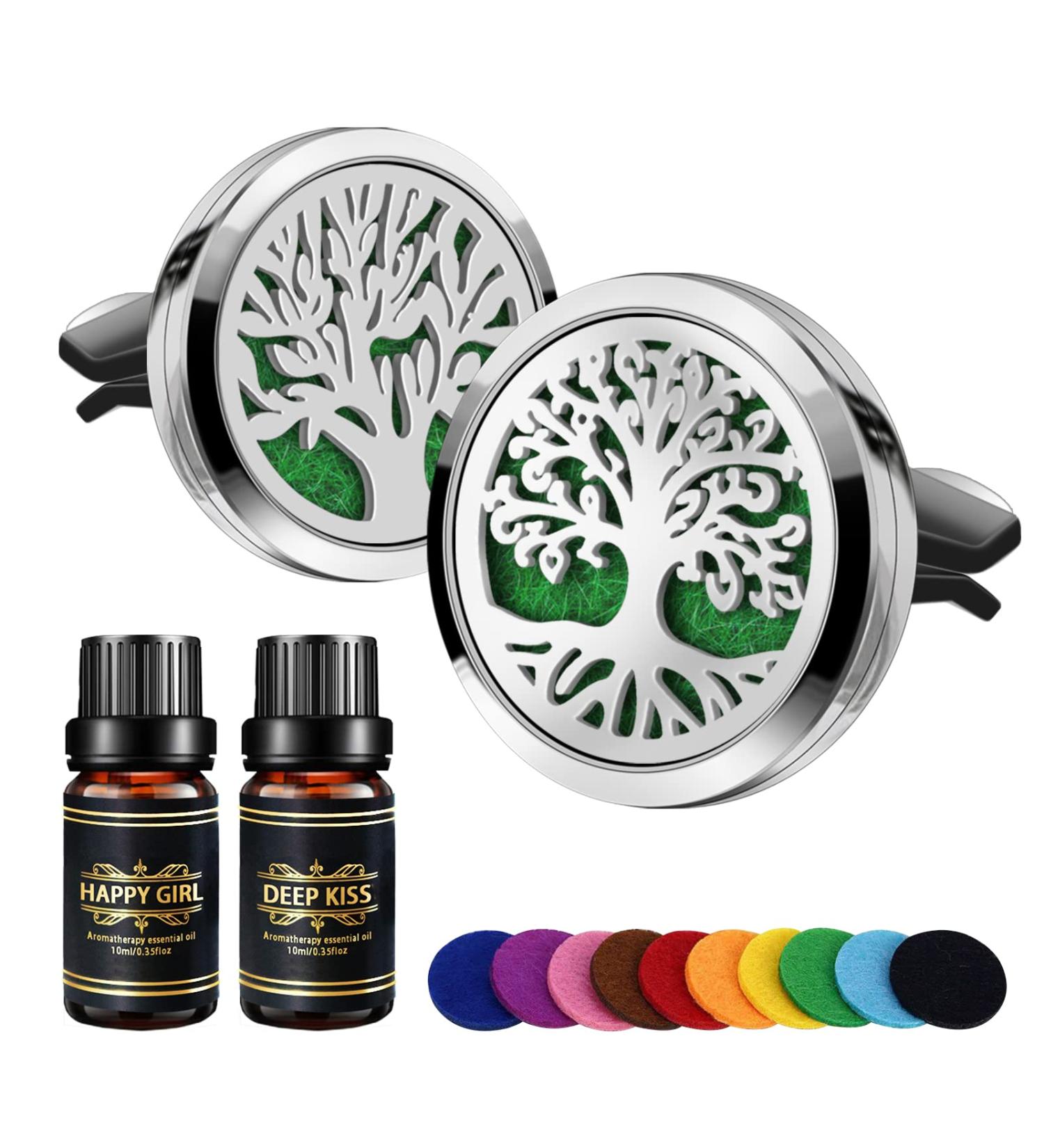 Car Air Freshener Diffuser Vent Clips - Essential Oils Aromatherapy Scents for Long-Lasting Automotive Odor Elimination | Stylish Accessories for Women & Men - Buy Online on GoSupps.com