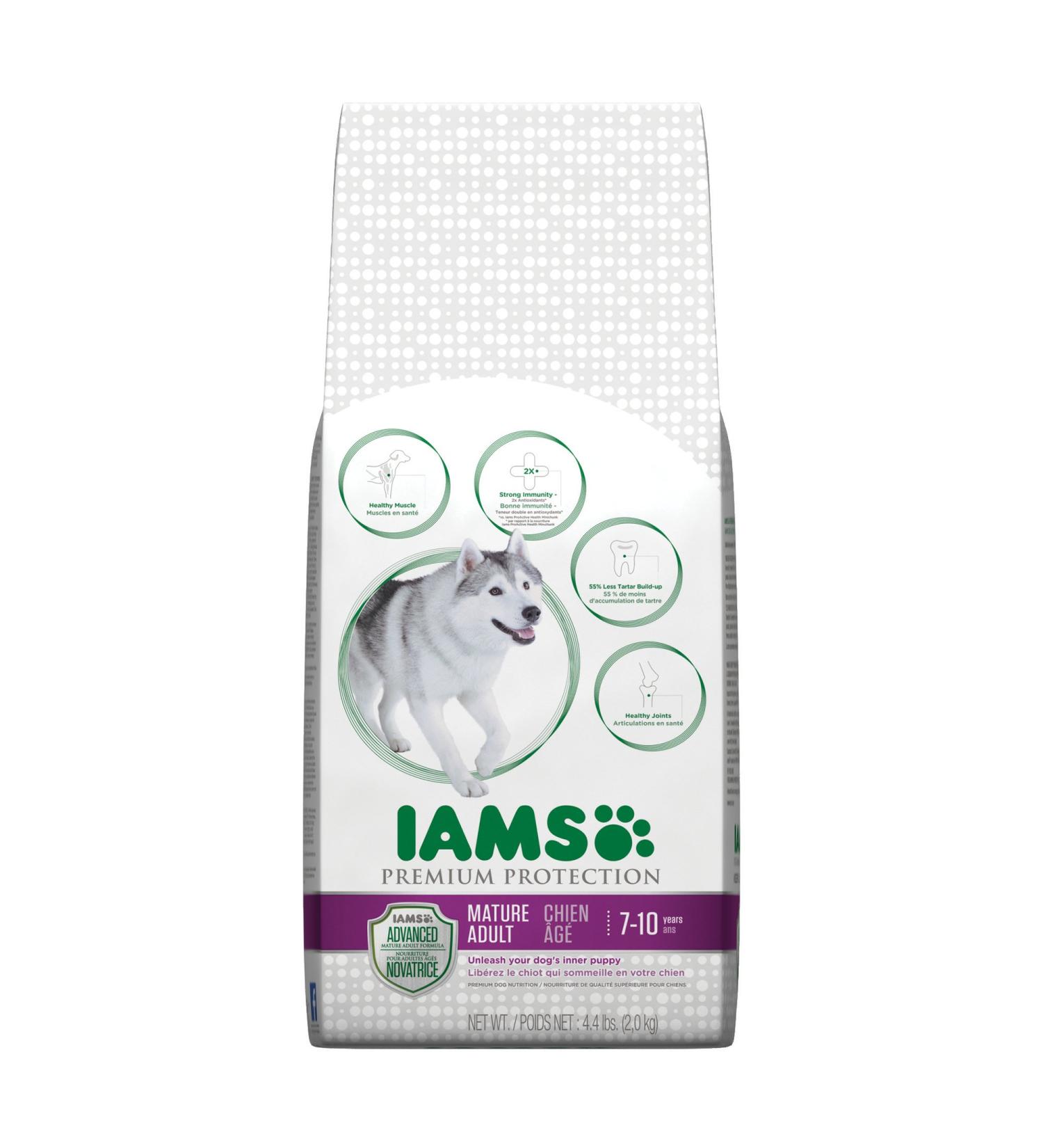 Iams Premium Protection Mature Adult Premium Dog Nutrition-4.4 -Pound - Buy Online on GoSupps.com