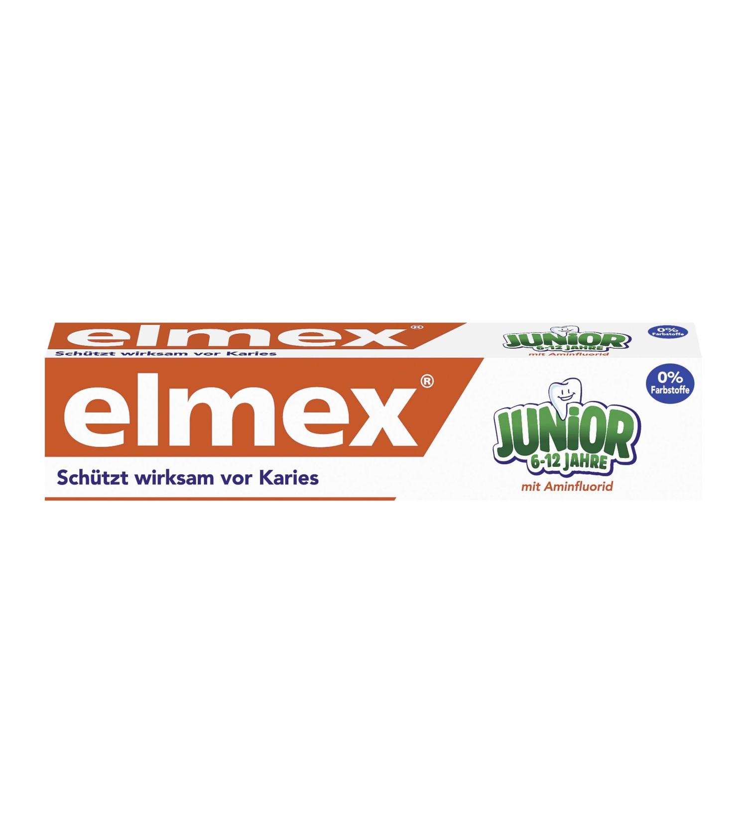  ELMEX Elmex Junior toothpaste 6-pack (6 x 75 ml) - Buy Online on GoSupps.com