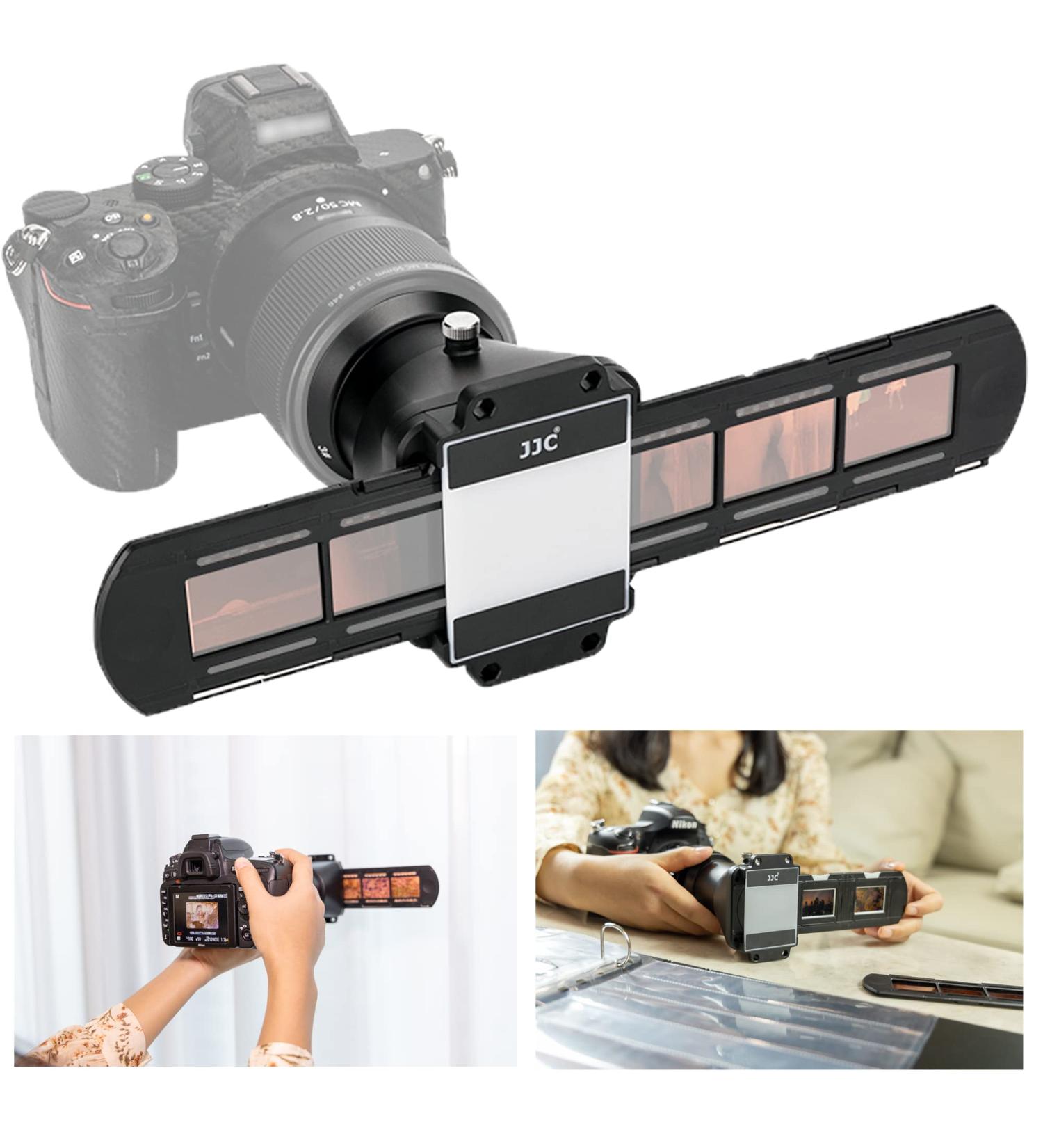 JJC Slide and Film Digitizing Adapter Kit | Negative to Digital Converter for Canon Nikon Sony Lenses | Replace Nikon ES-2 | Marco Lens Compatible - Buy Online on GoSupps.com