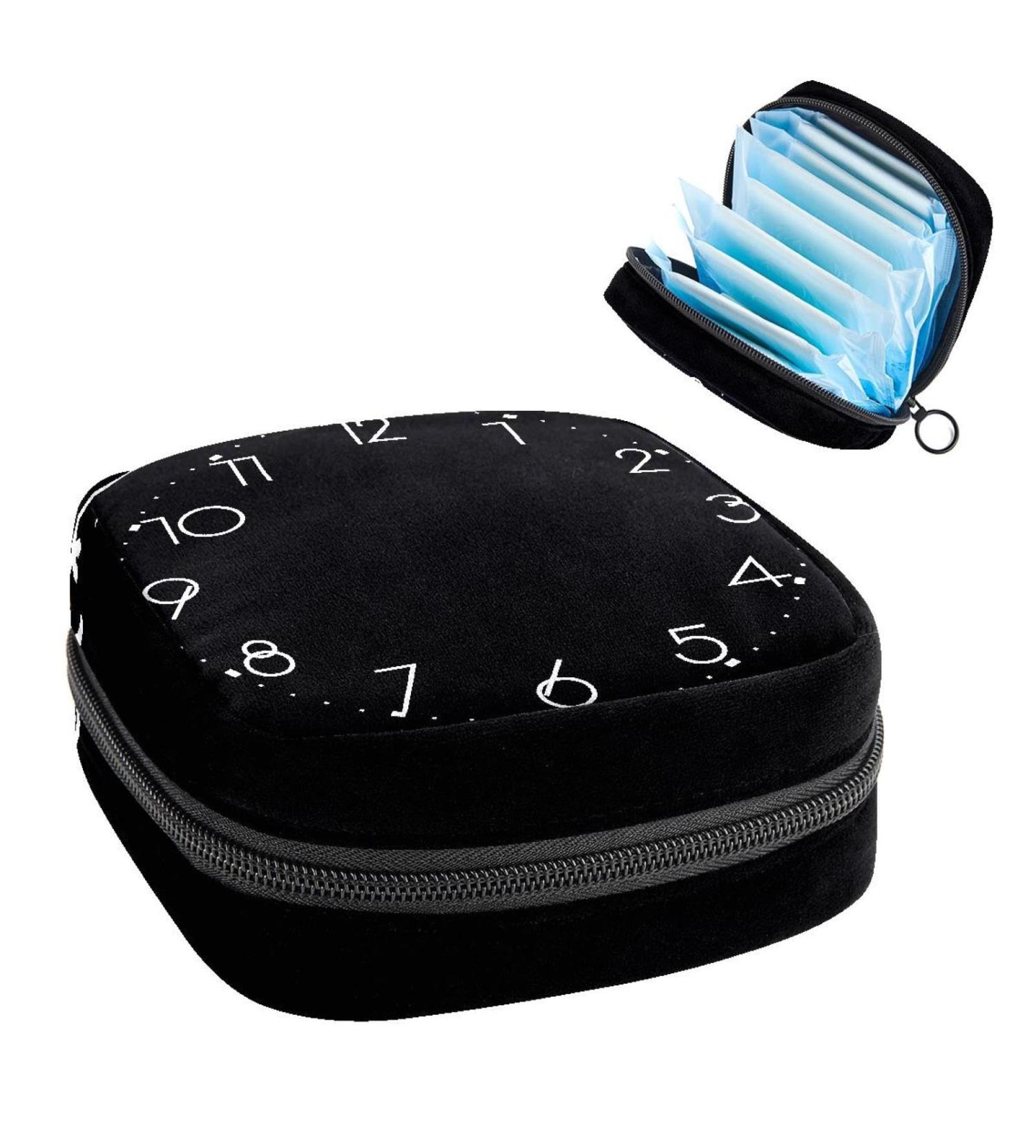 Sanitary Napkin Storage Bag | Menstrual Cup & Nursing Pad Holder | Portable Period Bag for Women & Teen Girls - Multi-colored - Buy Online on GoSupps.com