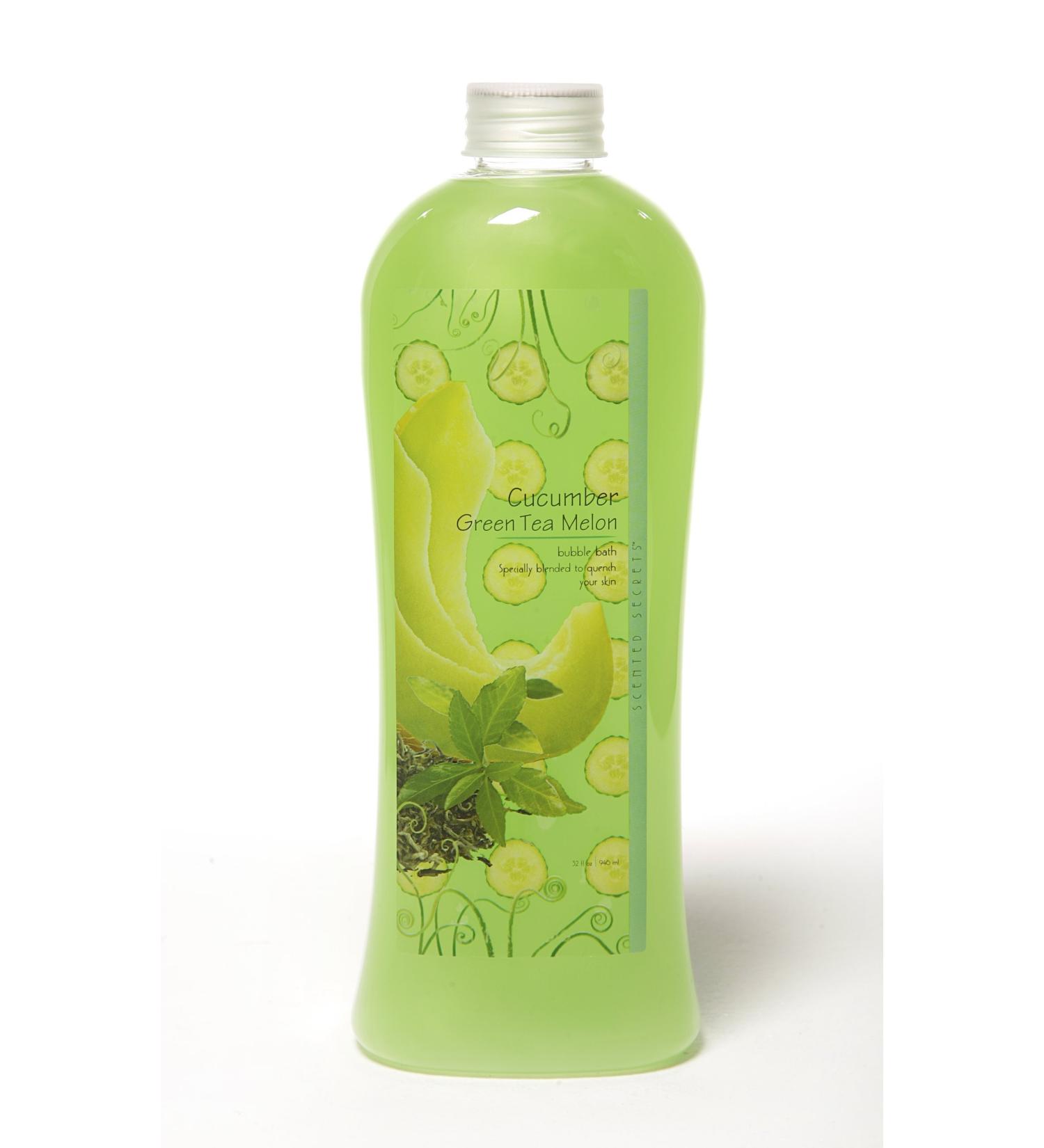 Cucumber Melon Green Tea Bubble Bath - 32 Oz Cucumber Green Tea Melon