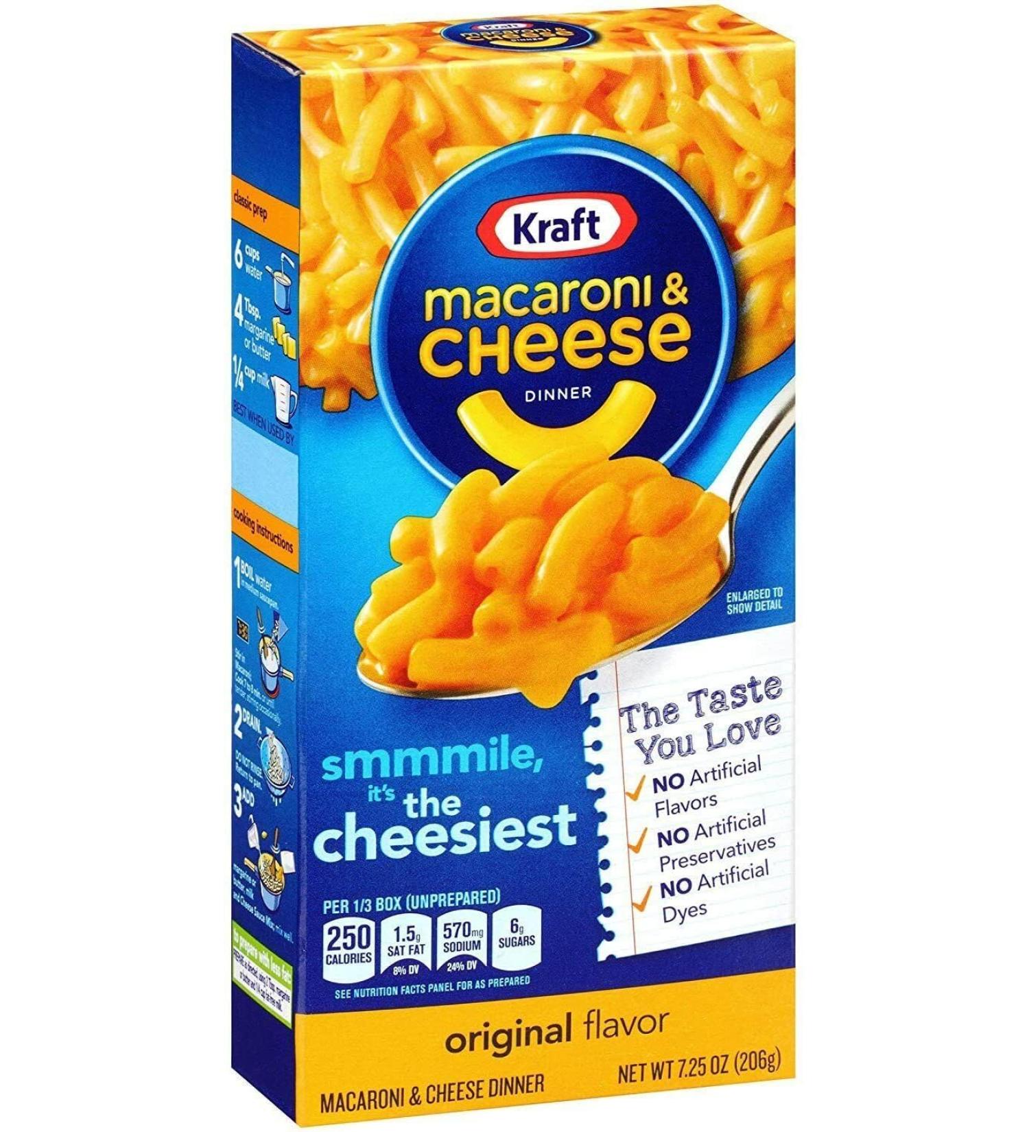 5x206g KRAFT MAC & CHEESE Original Macaroni Pasta Dinner Boxes - Buy Online on GoSupps.com