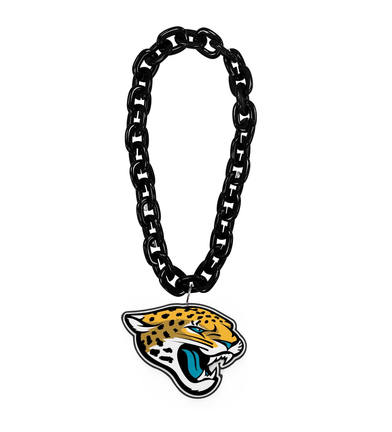 Aminco NFL Jacksonville Jaguars Team Fan Necklace Black