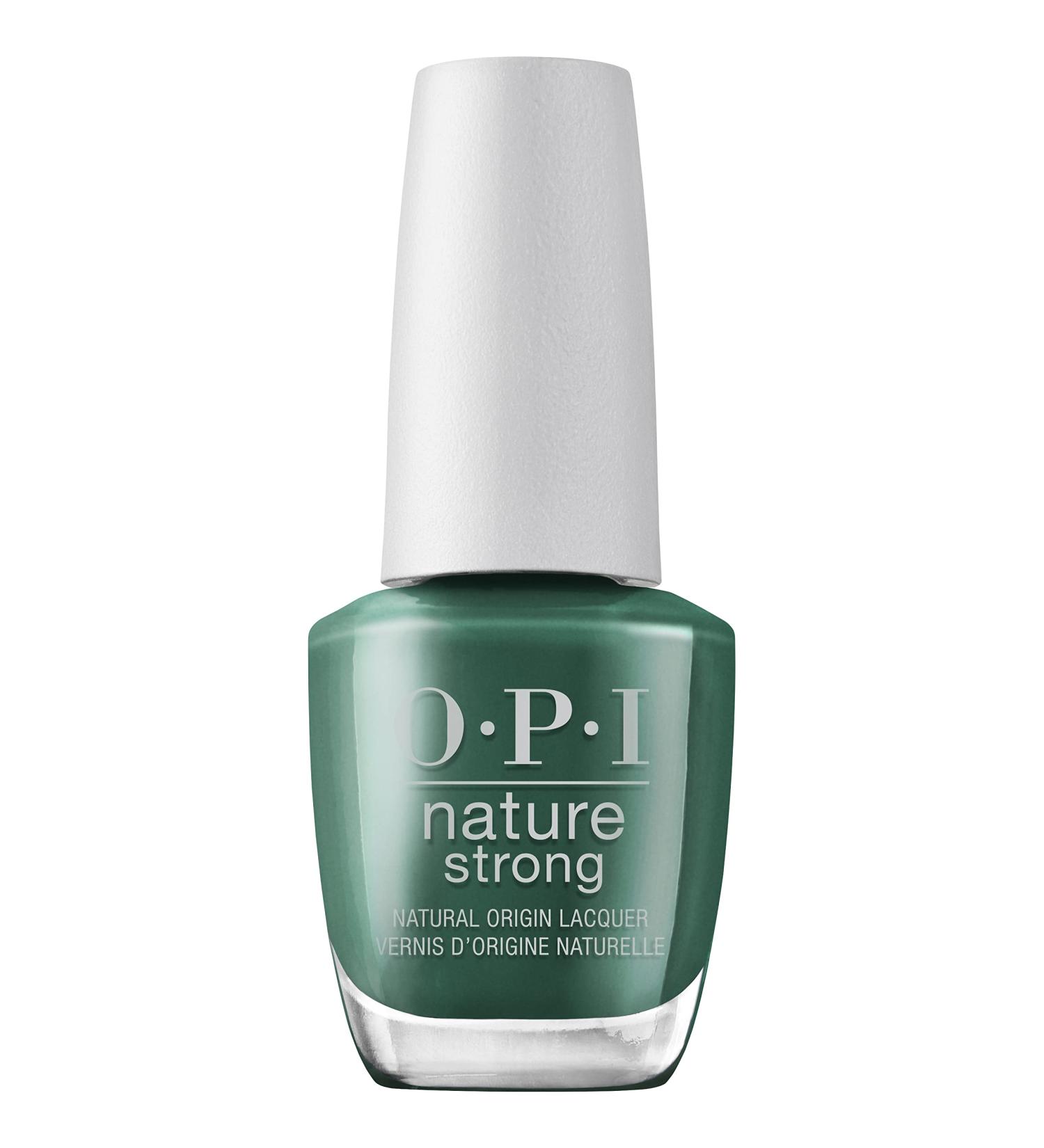 OPI Nature Strong Nail Polish Quick Dry Vegan Nail Varnish with Long-Lasting Results Made with Natural Ingredients Leaf by Example 15ml - Buy Online on GoSupps.com