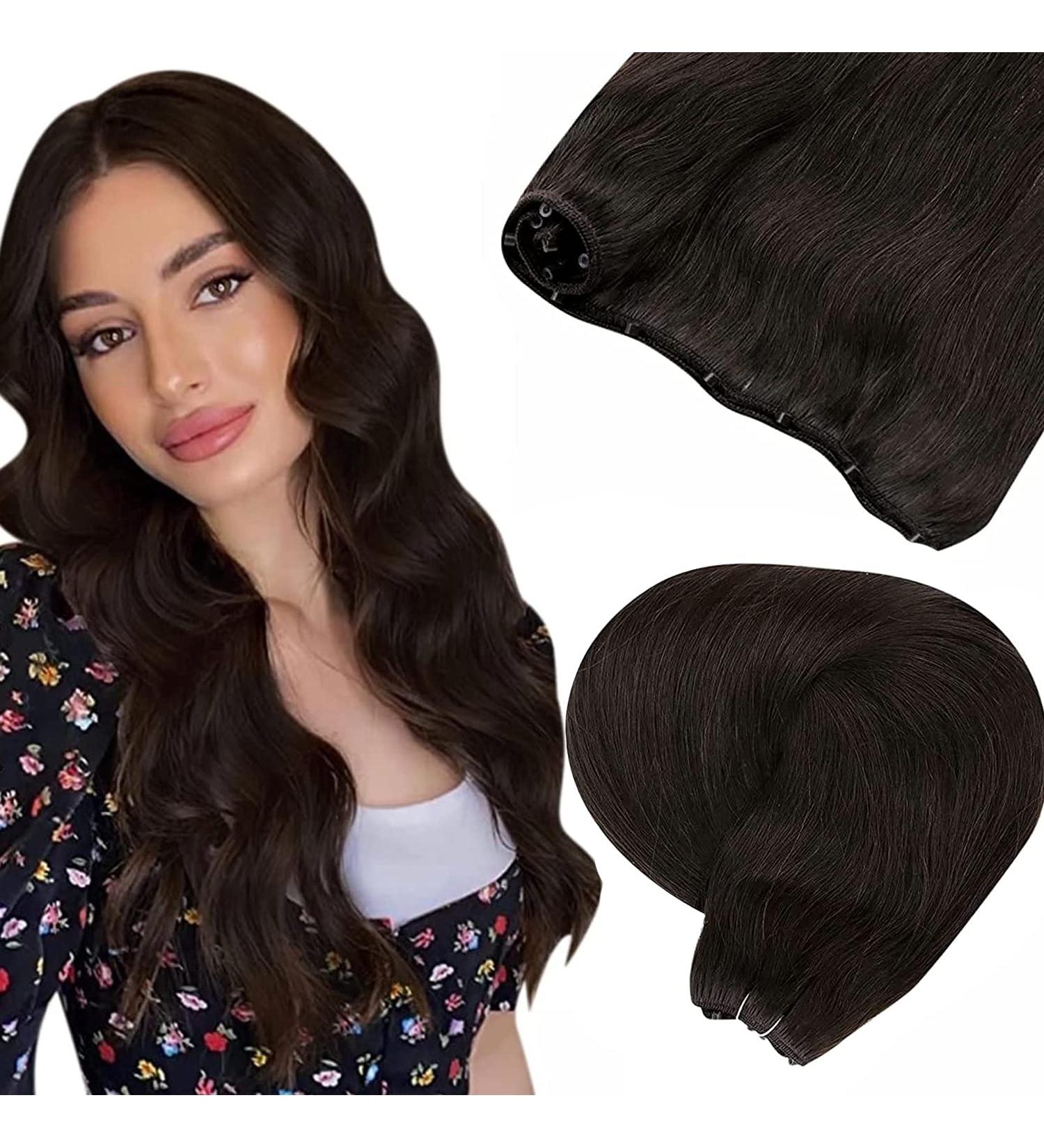Buy Laavoo 12-Inch Real Hair Extensions - Dark Brown Micro Bead & Microring - 50g Invisible 50cm #2 - Buy Online on GoSupps.com