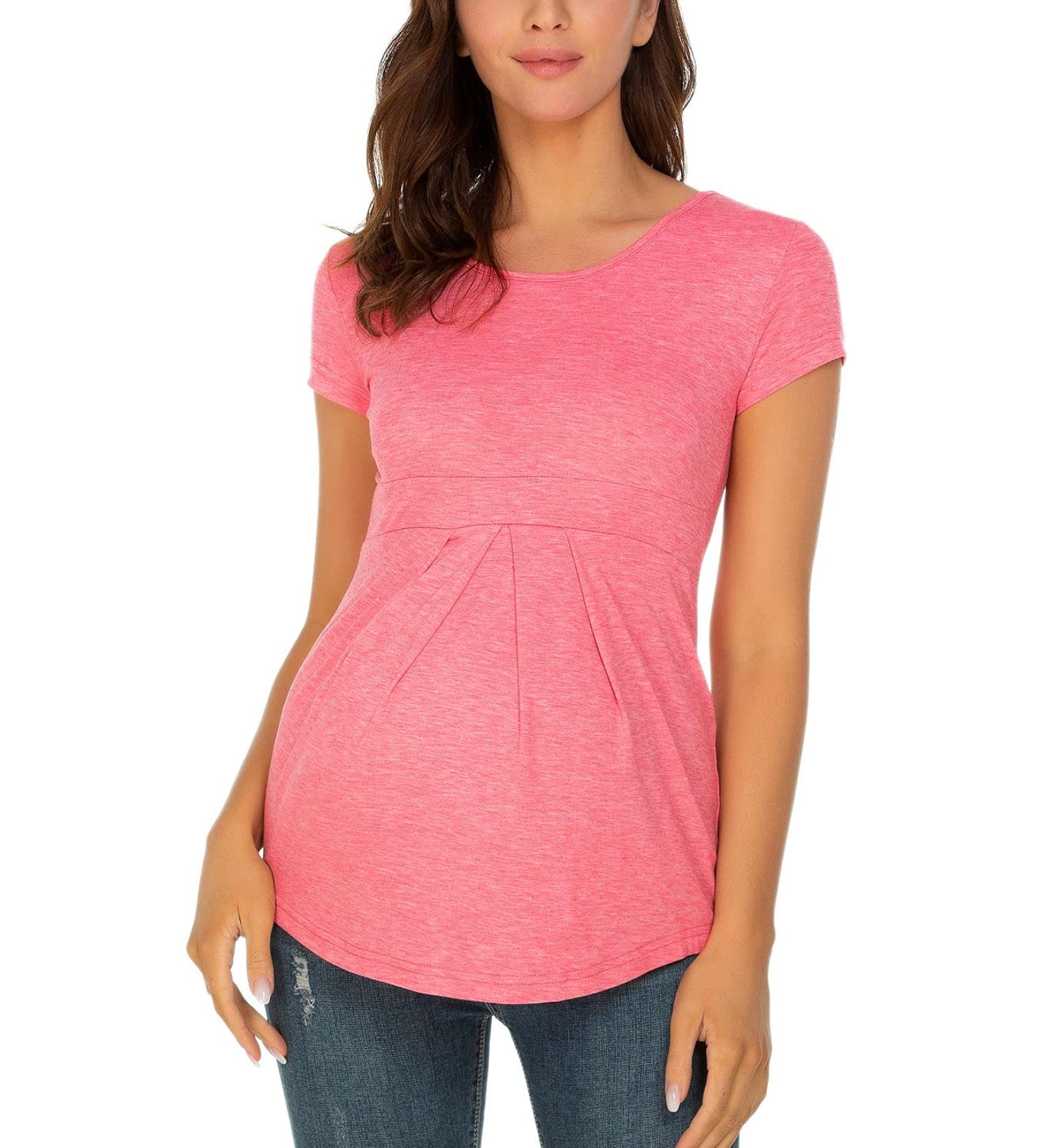 Love2Mi Nursing Shirt Women's Maternity Wrap Top - S-pink XL - Buy Online on GoSupps.com