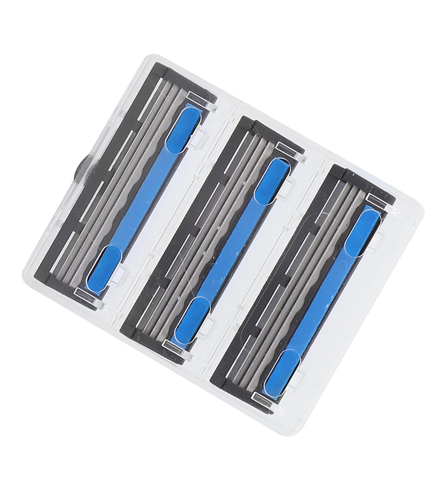 Premium Rotating 3-Ply Razor Blades - Non-Irritating Smooth Surface | Perfect Gift for Men - 3 Pack - Buy Online on GoSupps.com
