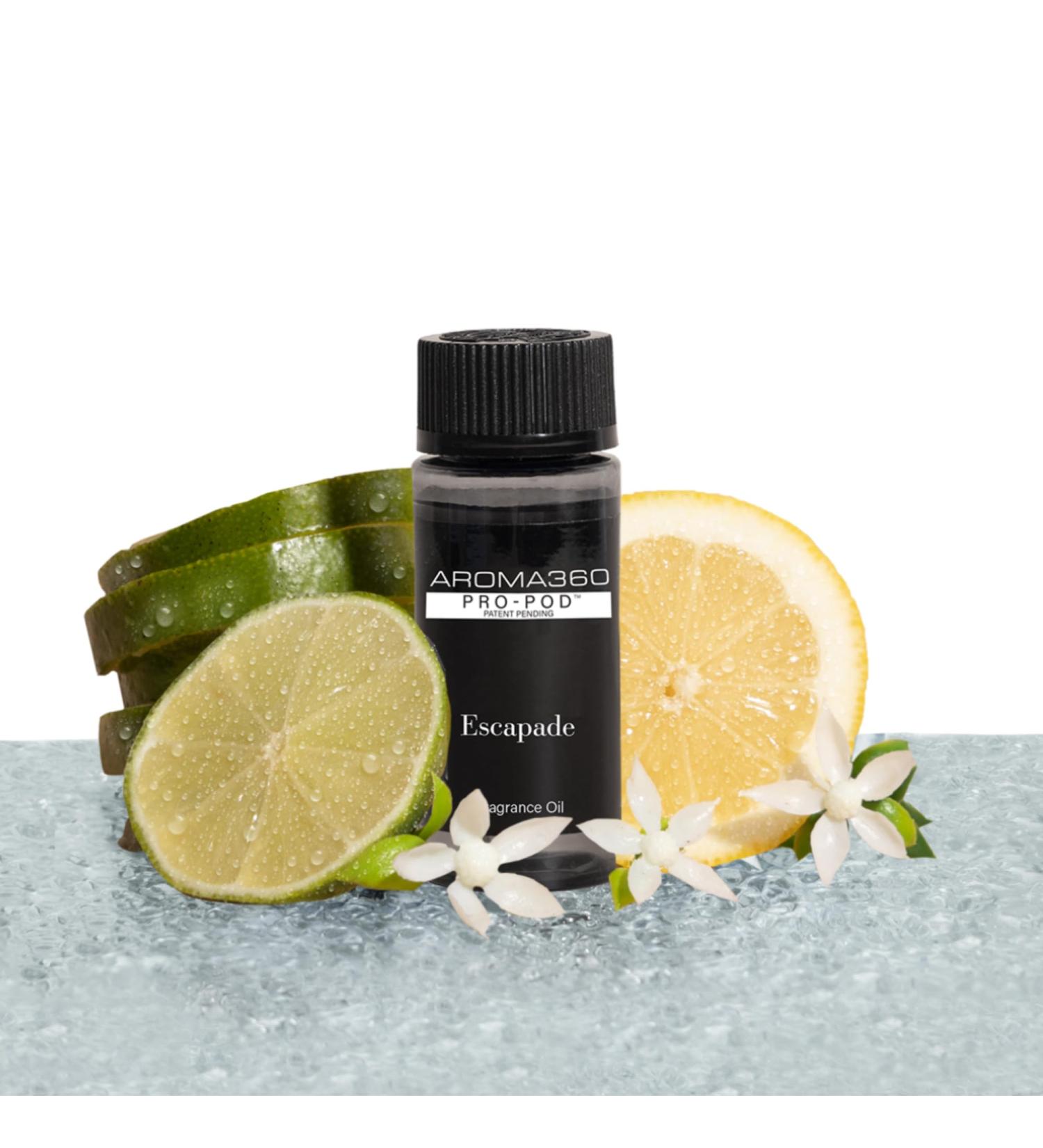 Buy Aroma360 Pro Pod 50ML - Luxury Essential Diffuser Oil | Aromatherapy Scent with Lemon Ocean Bergamot & Jasmine - Ideal for Home & Travel - Buy Online on GoSupps.com