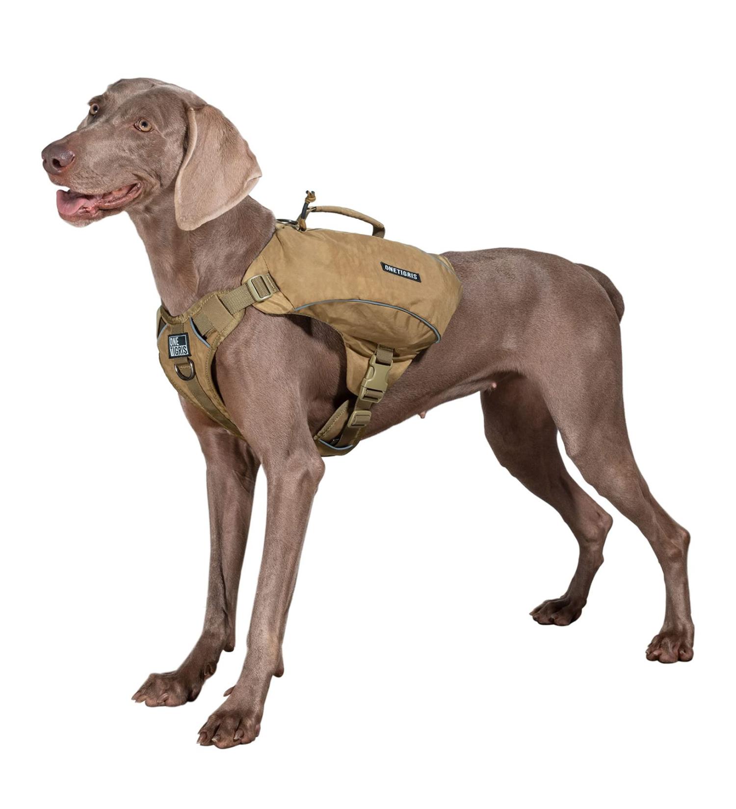 OneTigris CAMELUS Dog Backpack - Tear-Proof Camping & Hiking Pack for M/L Size Dogs in Coyote Brown - Buy Online on GoSupps.com